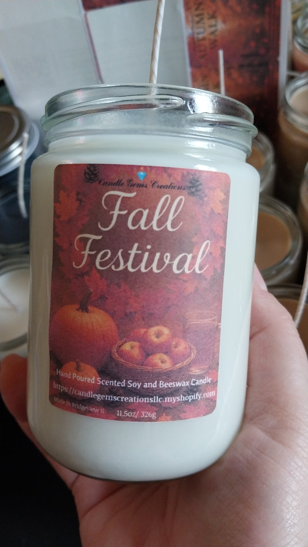 Fall Festival Hand Poured Candle limited Fall edition