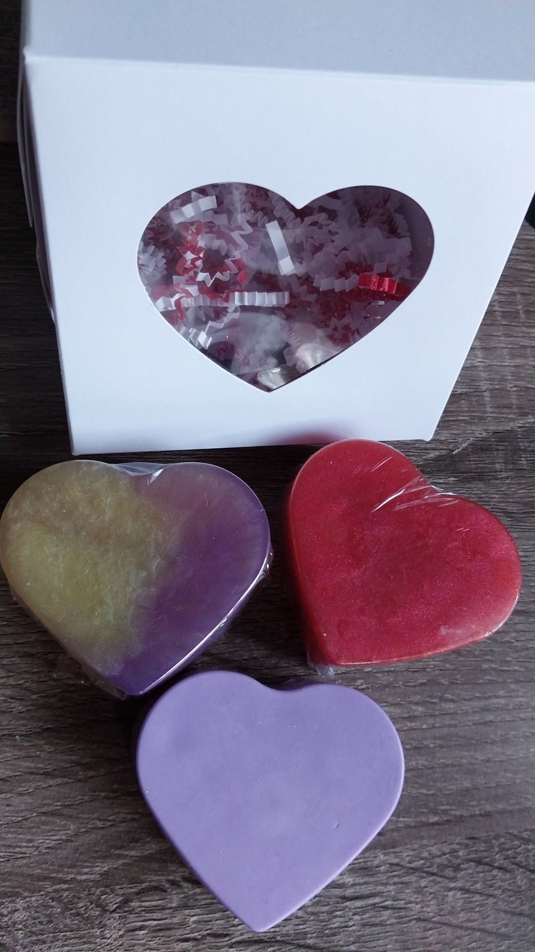 Valentine's Day Heart Soap Gift Set