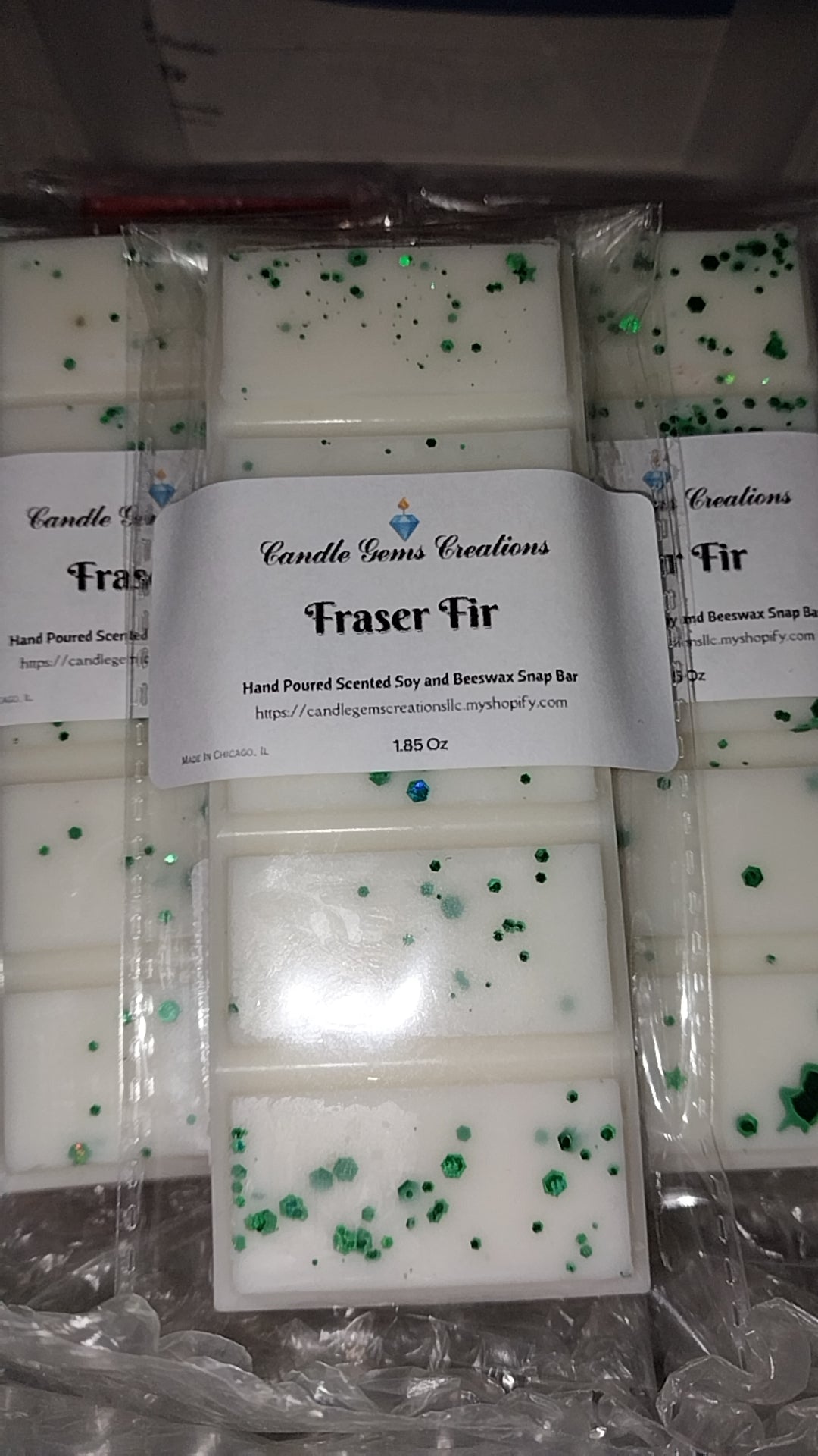 Fraser Fir Wax melt snap bar