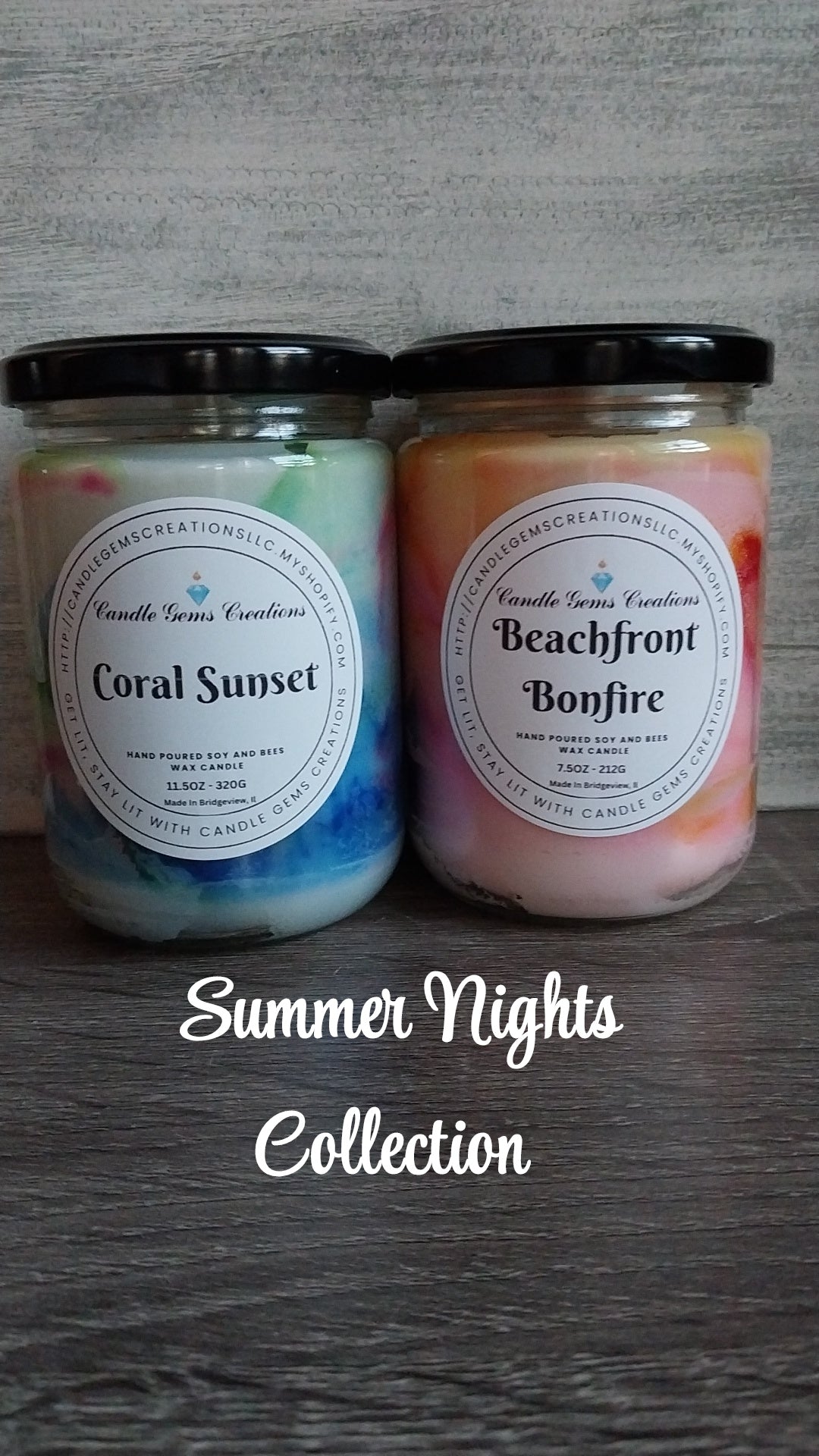 Beachfront Bonfire Candle Hand Poured limited edition candle