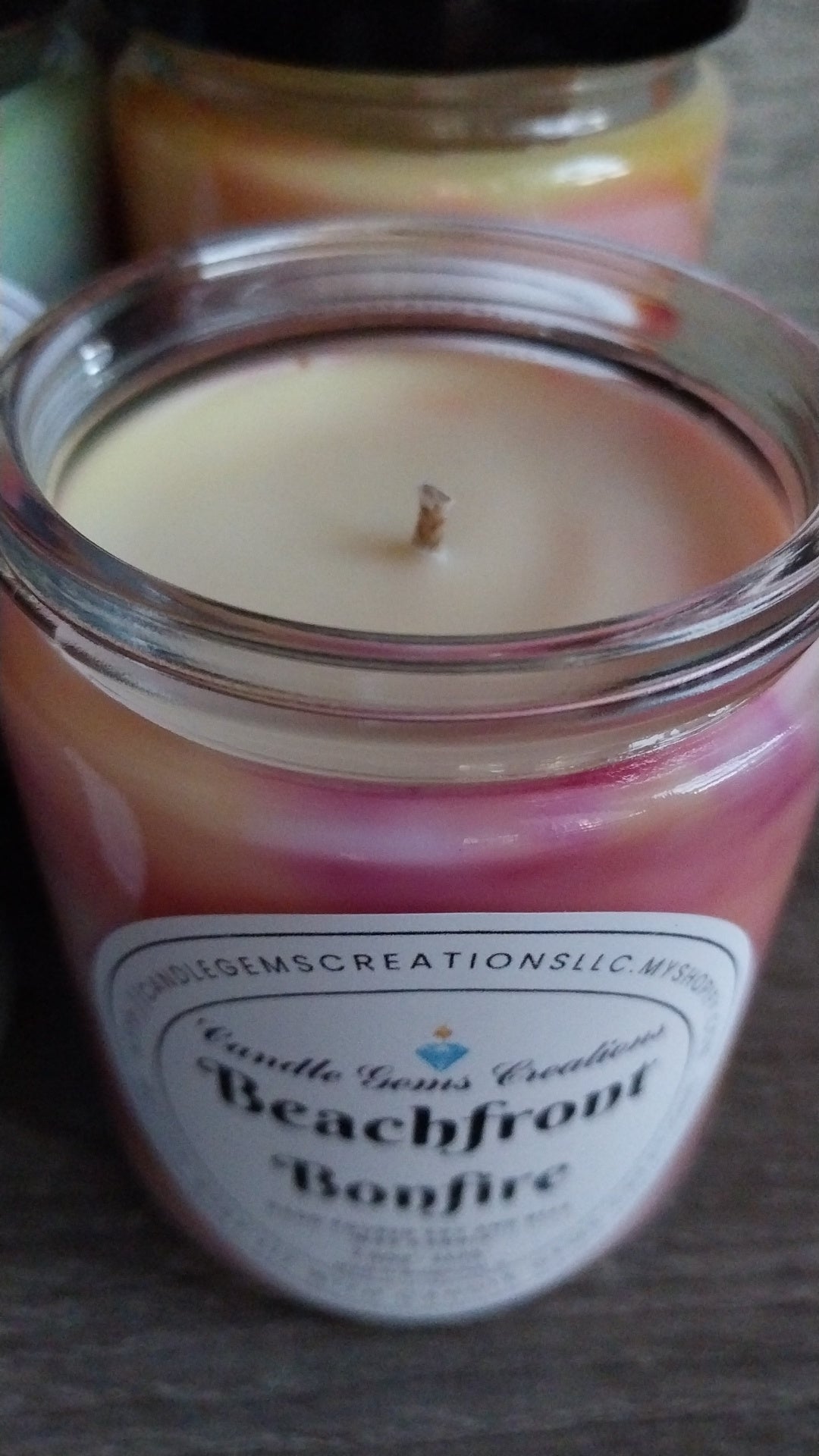Beachfront Bonfire Candle Hand Poured limited edition candle