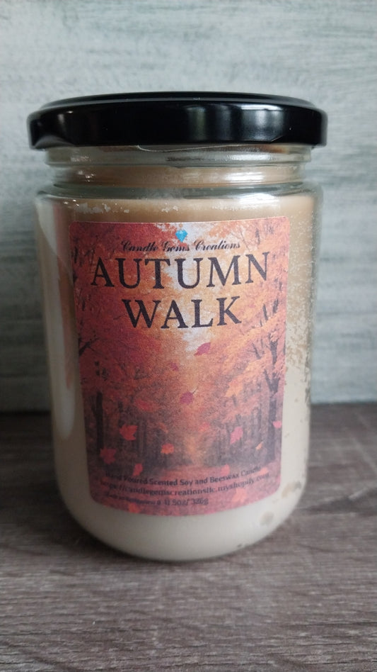 Autumn Walk Hand Poured Candle limited Fall edition