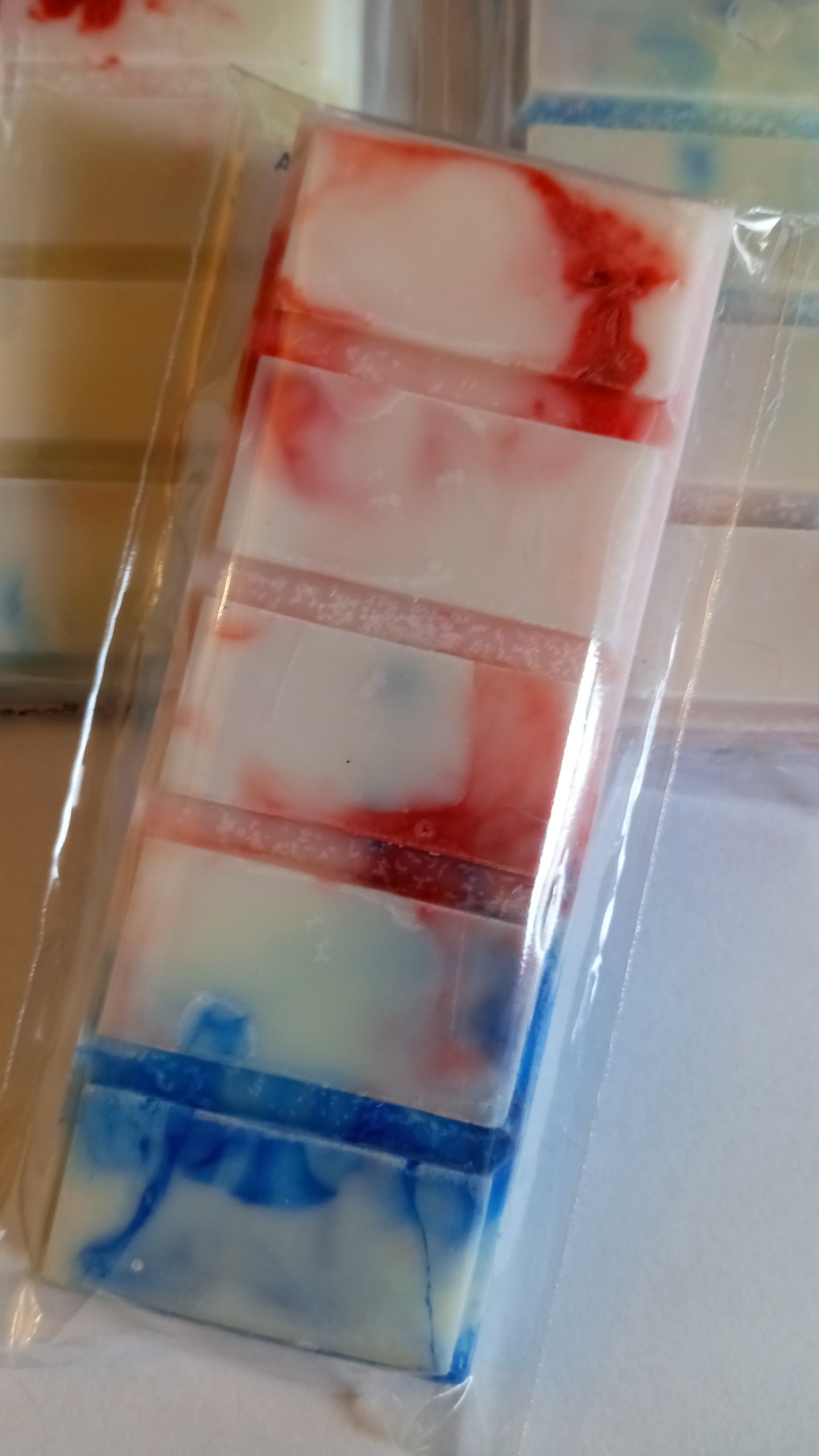 Firecracker Pop Limited Edition Marble or Glitter snap bar wax melts Hand Poured