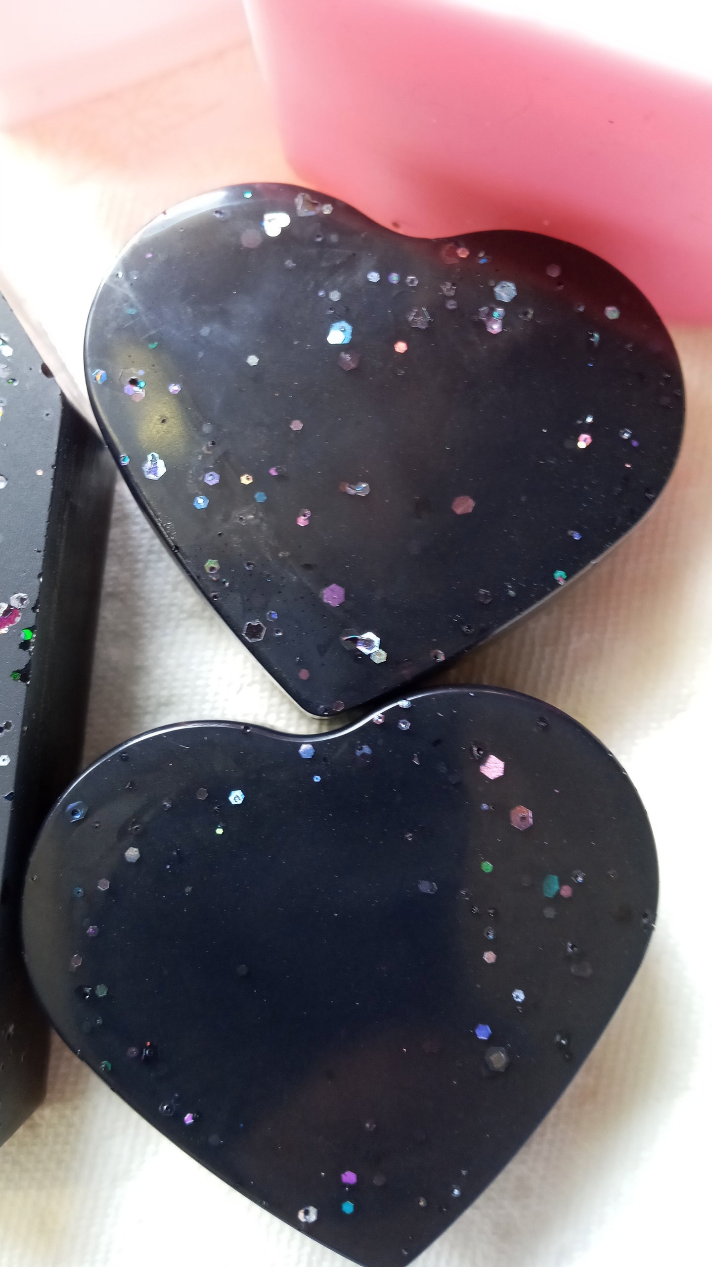 Glitter Heart Hand Crafted Soap