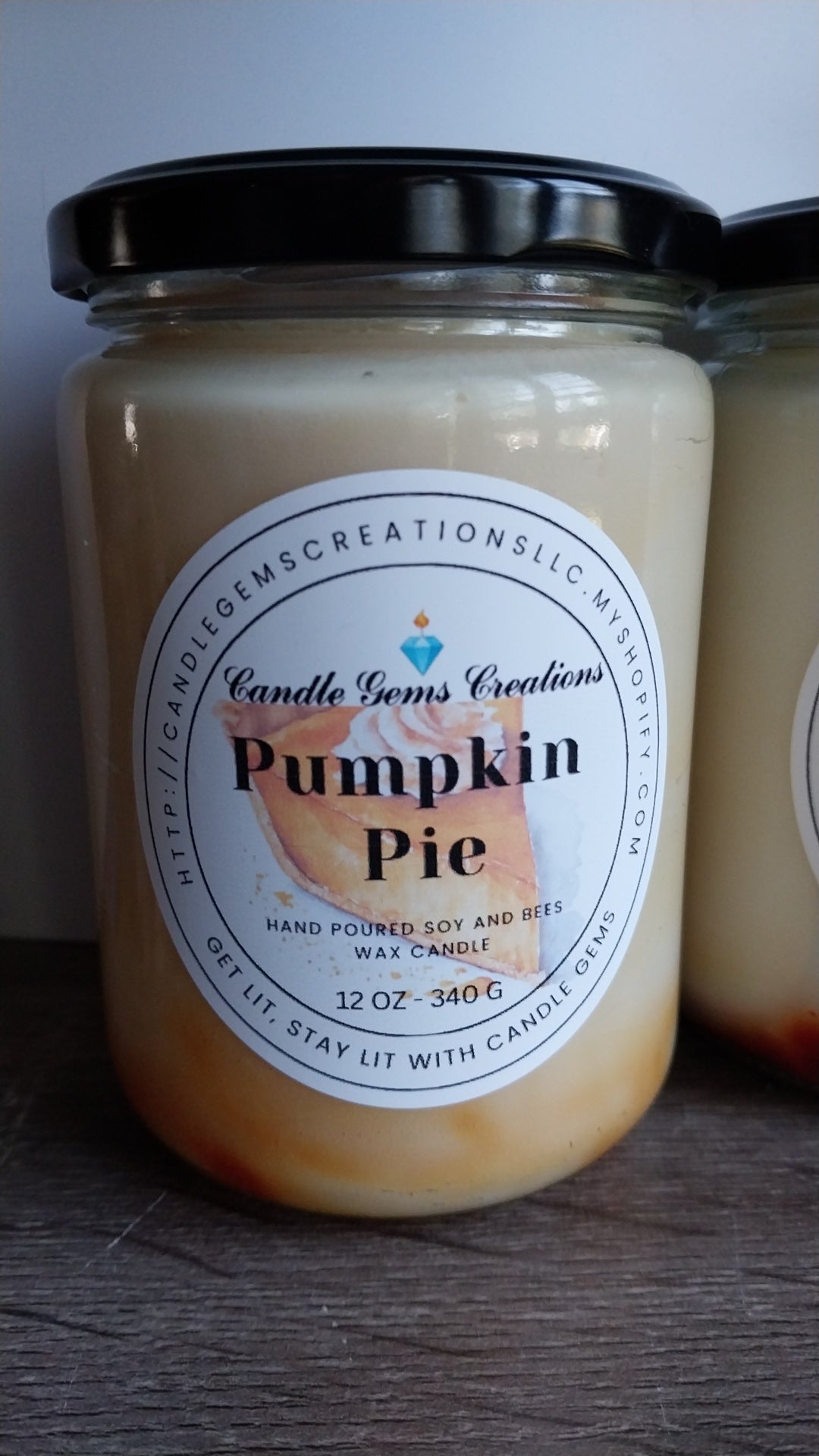 Pumpkin Pie hand poured candle