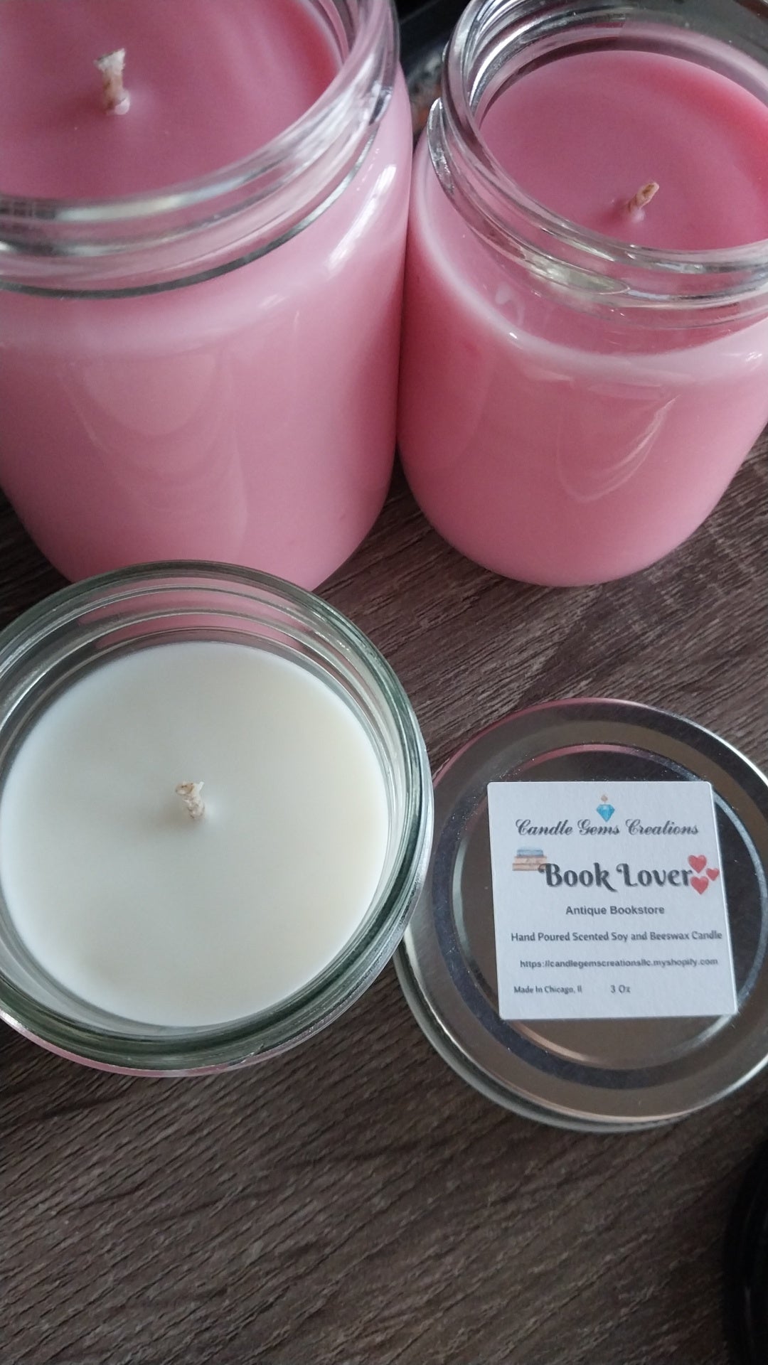 CLEARANCE Cupid's Crush Candle Hand Poured