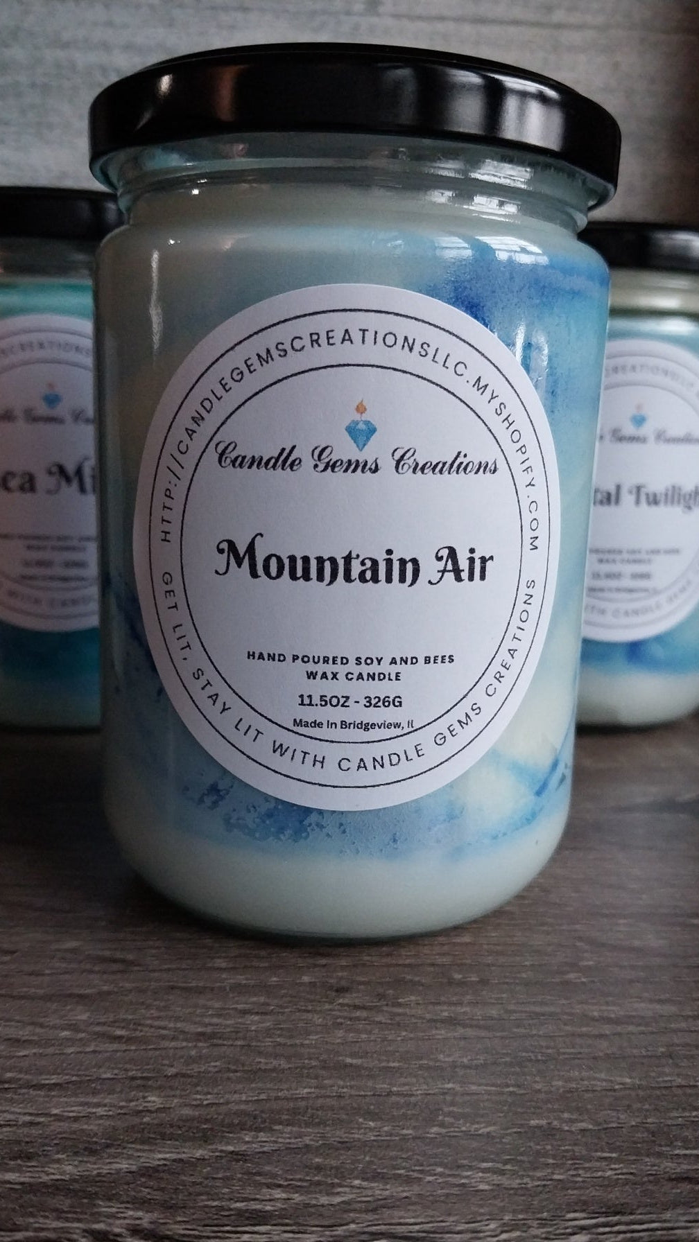 Mountain Air Hand Poured Candle