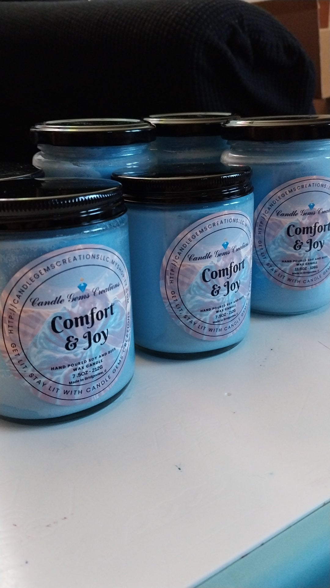 Comfort & Joy hand poured candle