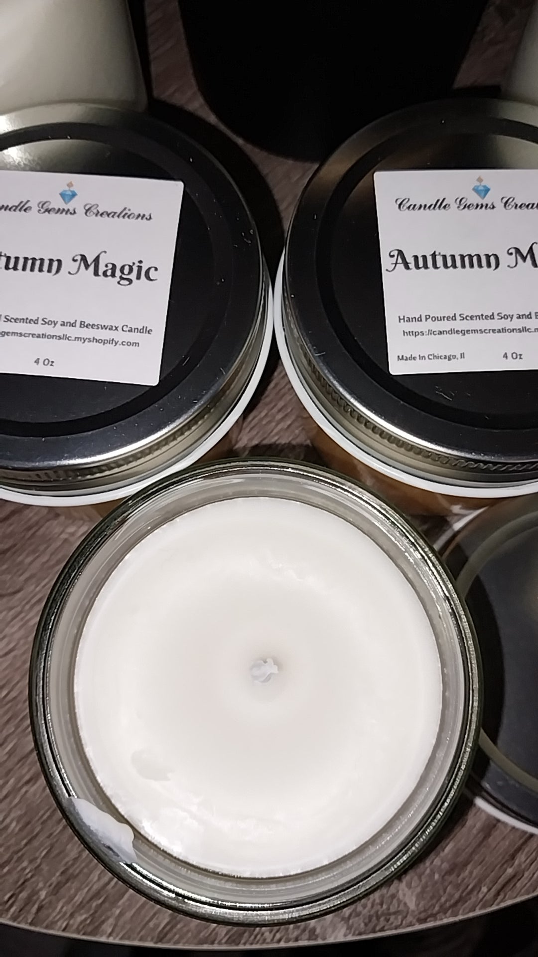 4 ounce Hand Poured Candle various limited edition scents