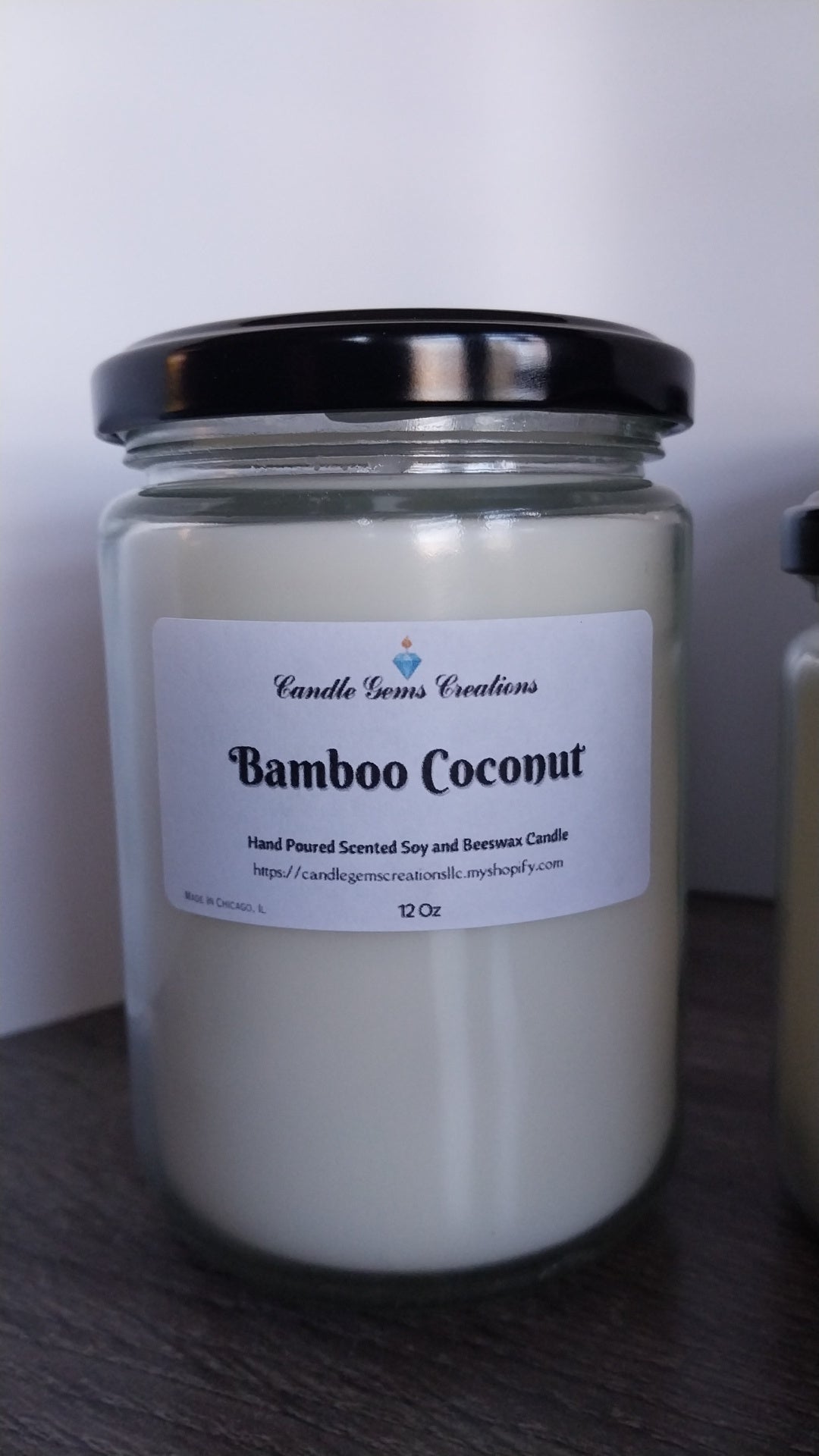 Bamboo Coconut Hande Poured Candle