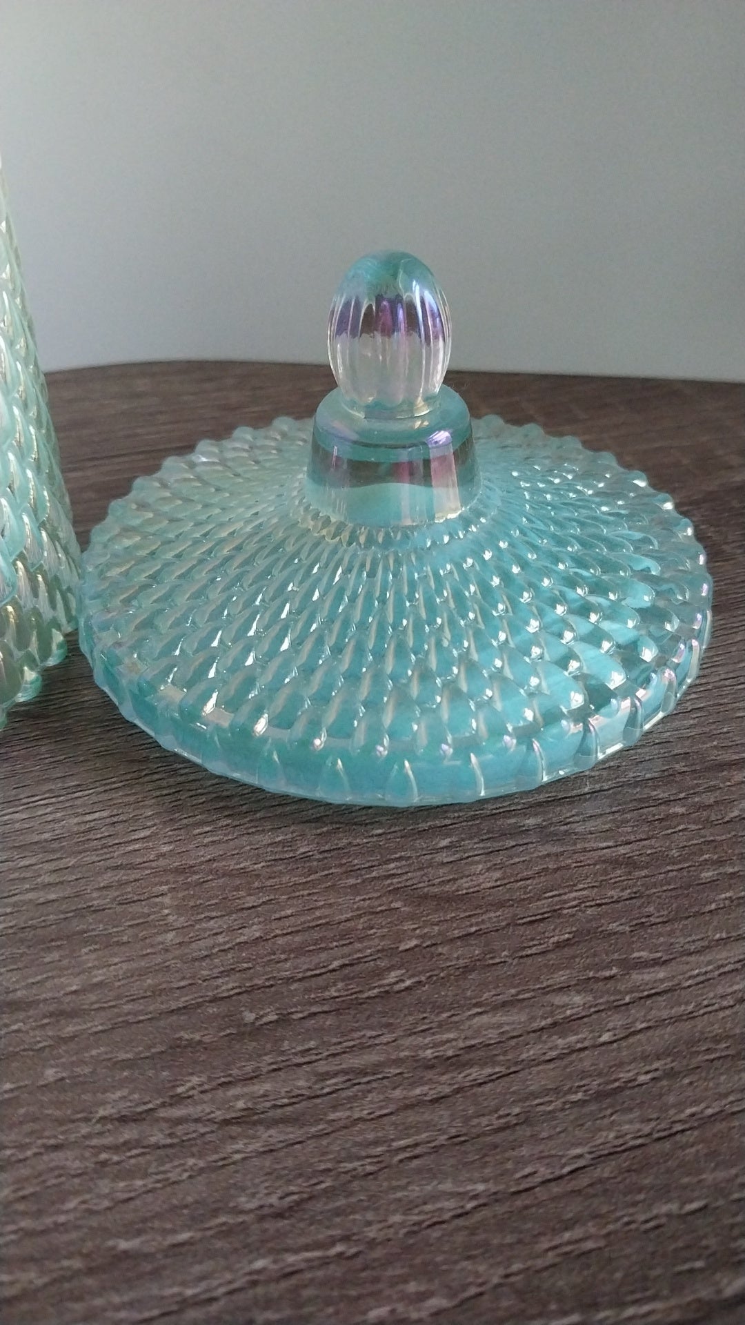 Sel De Mer Luxury Turquoise Vessel with Large Healing Natural Crystals