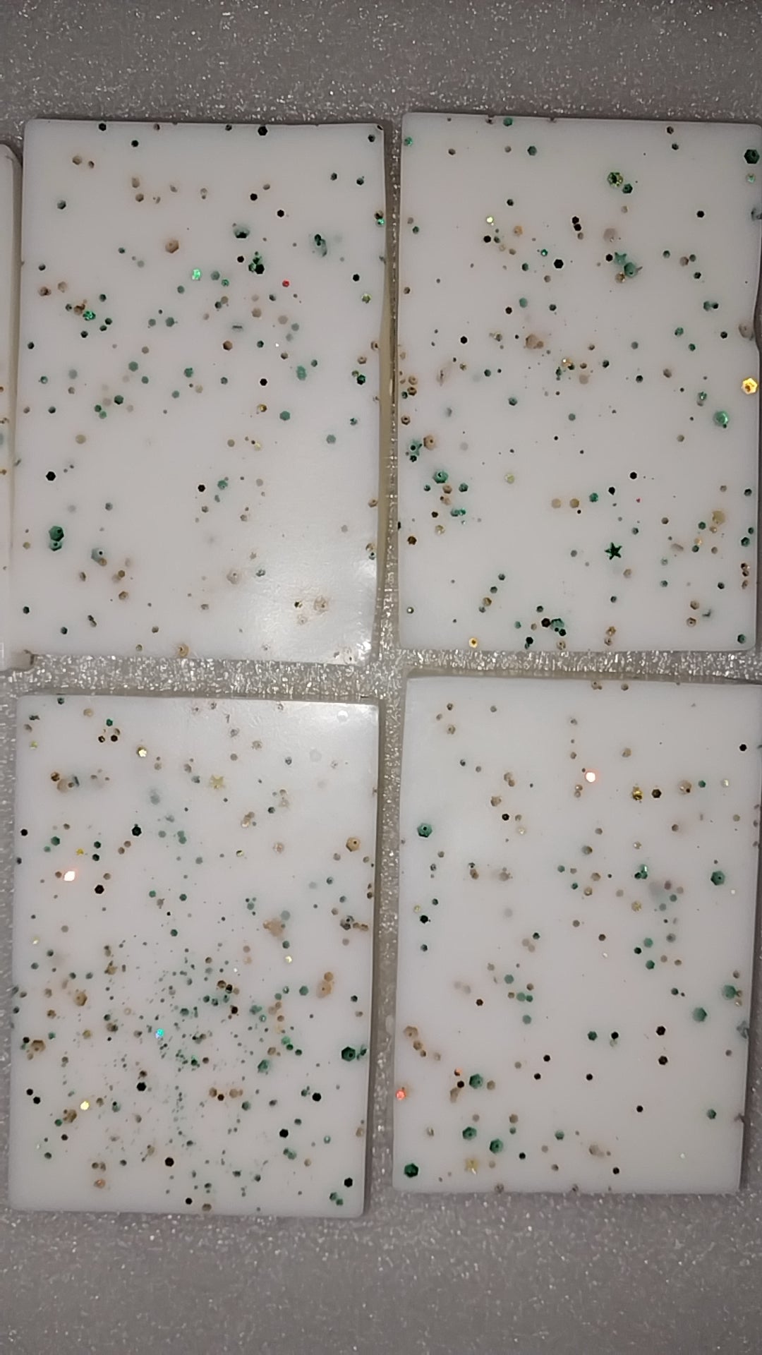 Glitter Goats Milk Vitamin E Bars Hand Crafted Soap