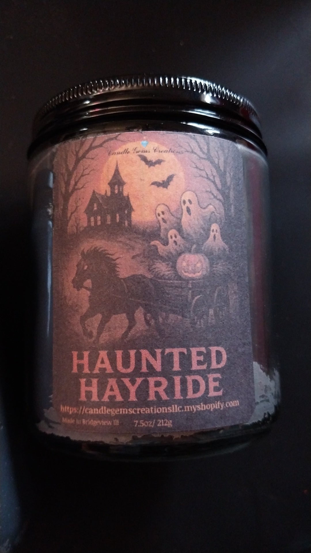 Haunted Hayride Hand Poured Candle limited Fall edition
