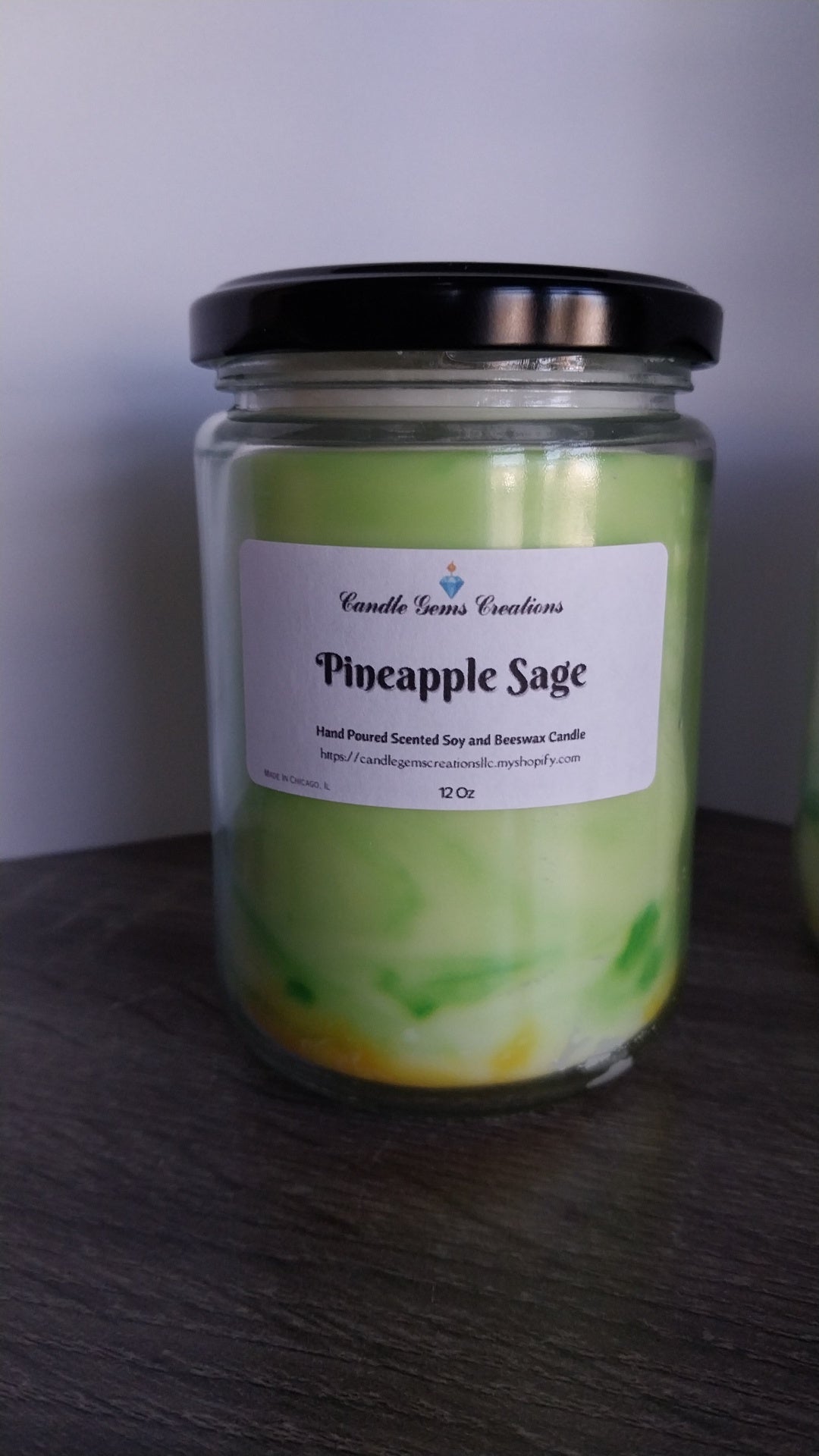 Pineapple Sage Hand Poured Candle