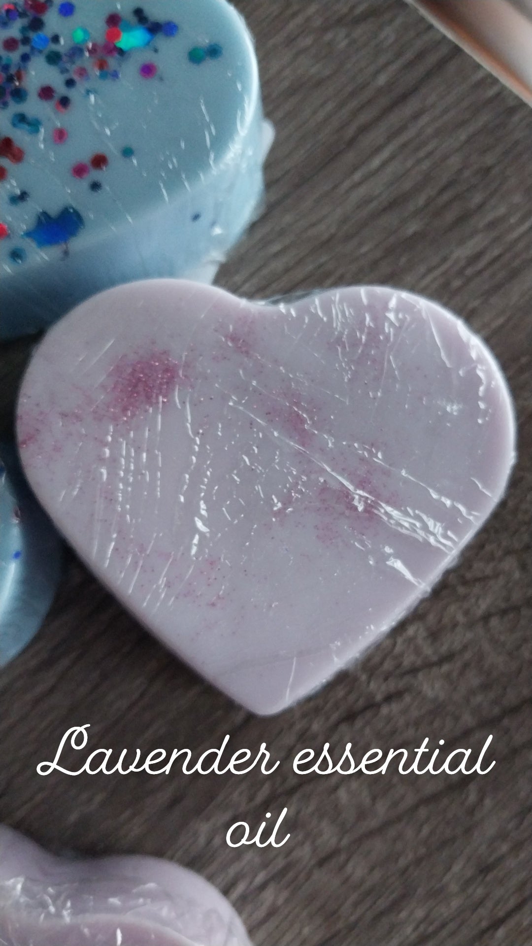 Glitter Heart Hand Crafted Soap