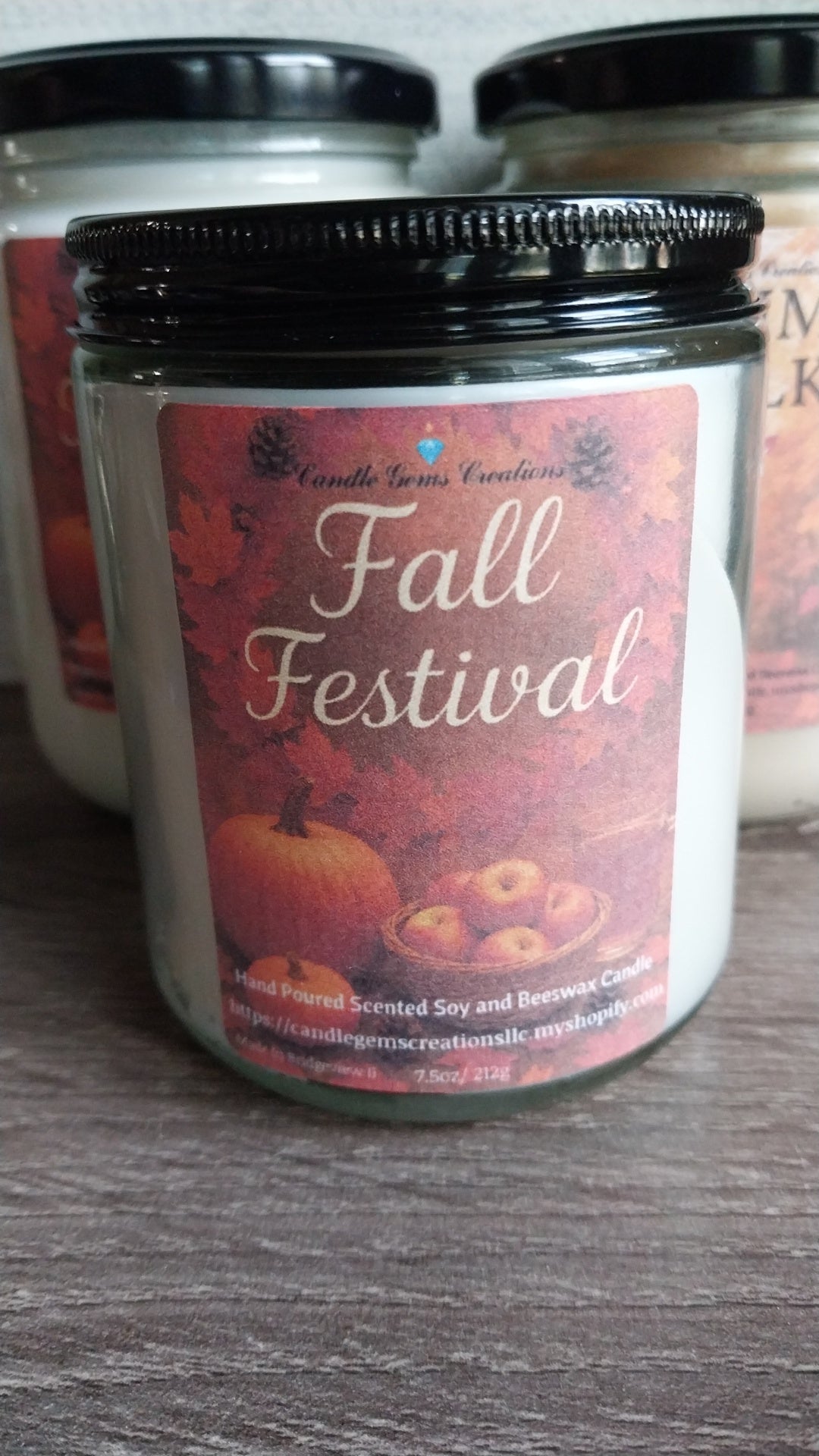 Fall Festival Hand Poured Candle limited Fall edition