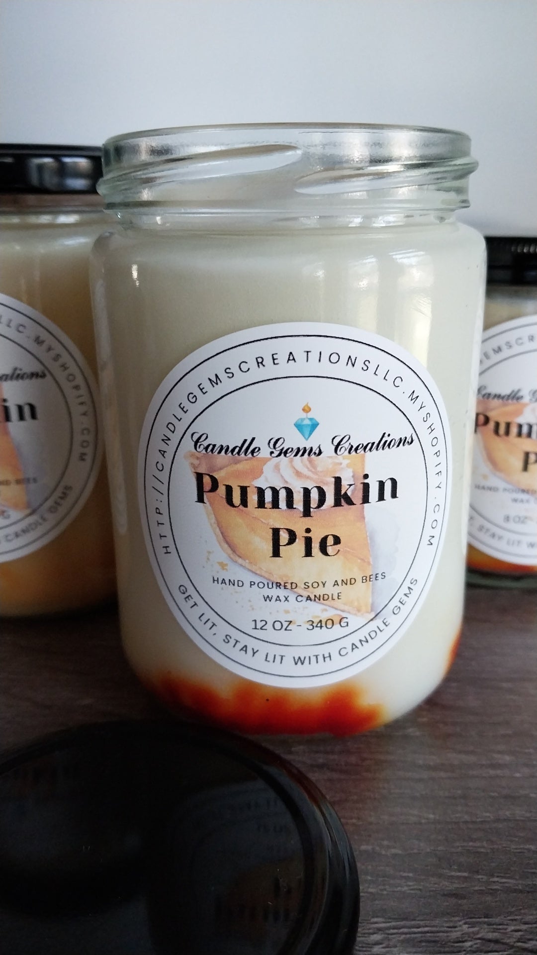 Pumpkin Pie hand poured candle