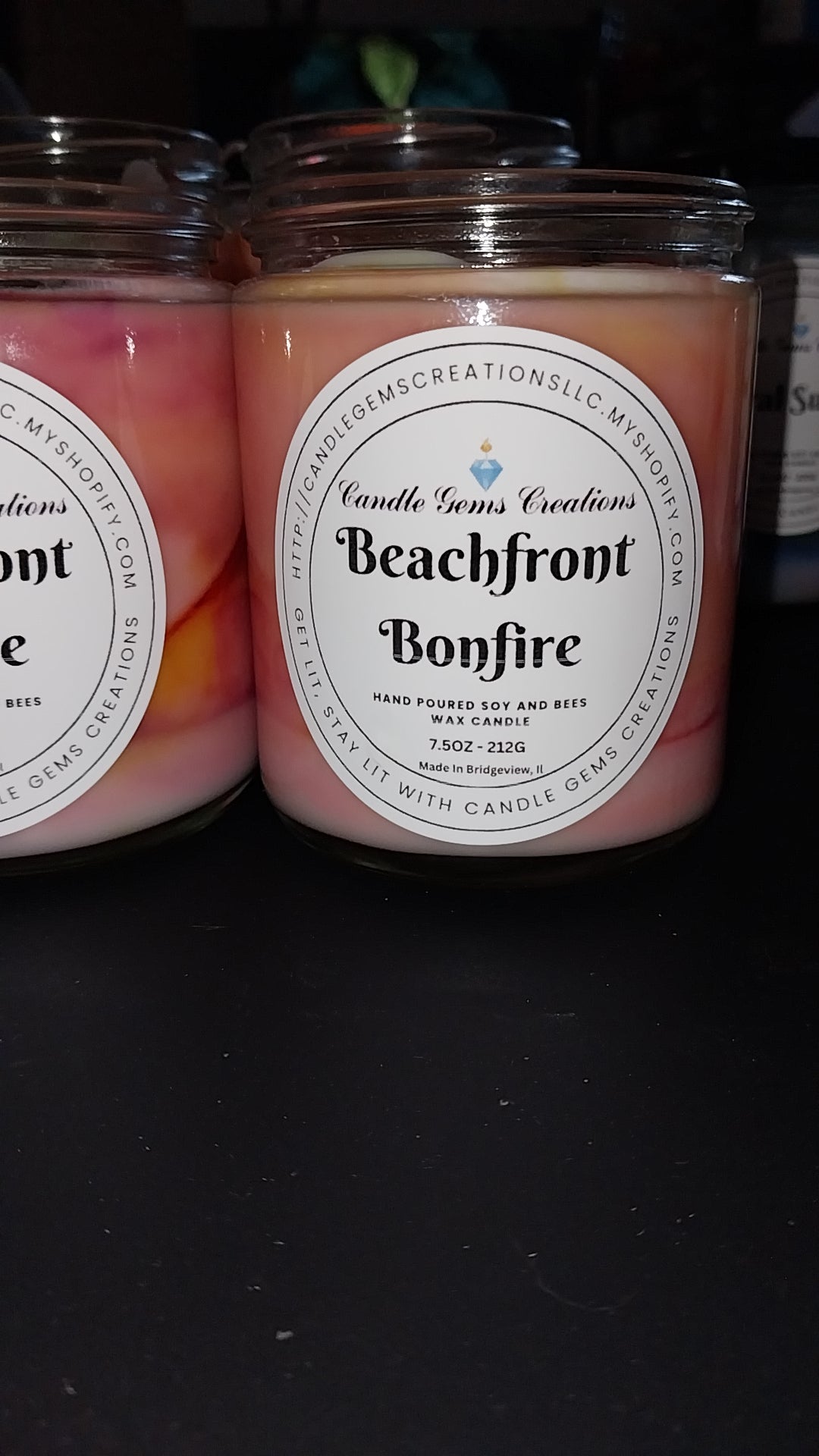 Beachfront Bonfire Candle Hand Poured limited edition candle