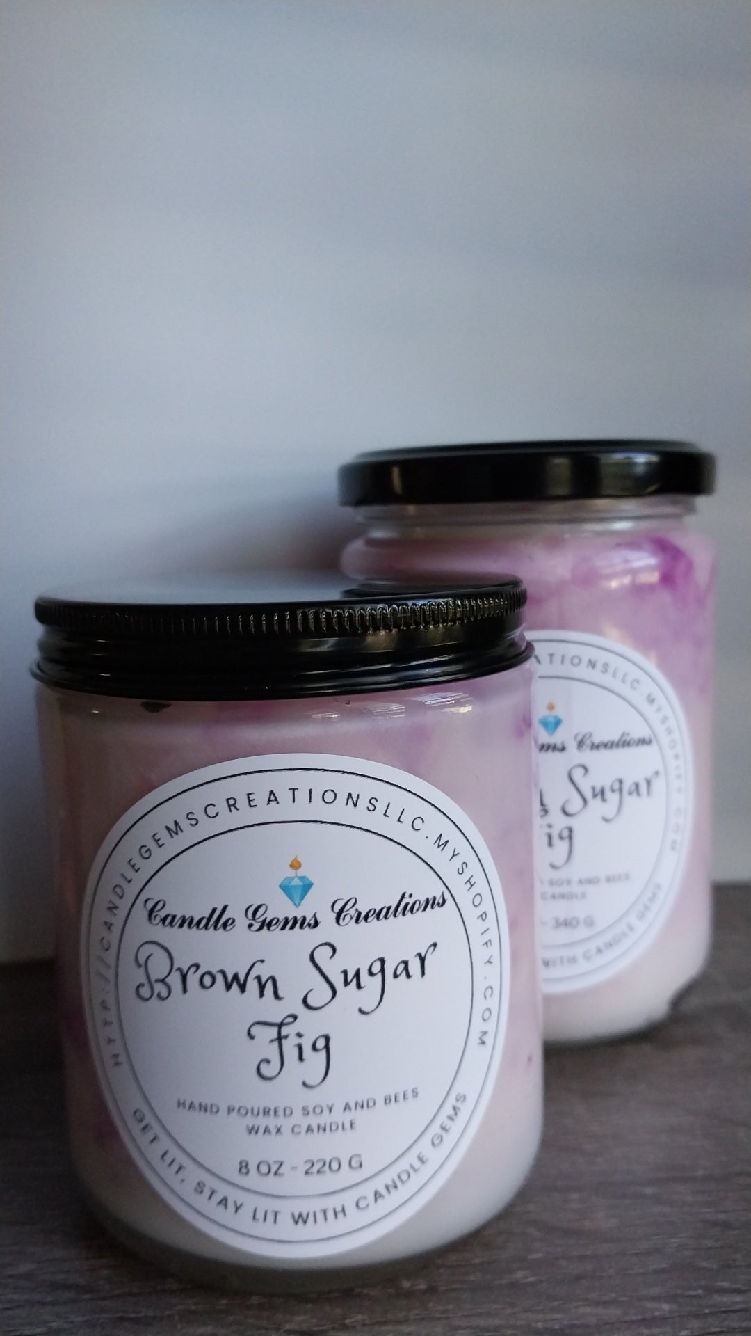 Brown Sugar Fig limited edition hand poured candle