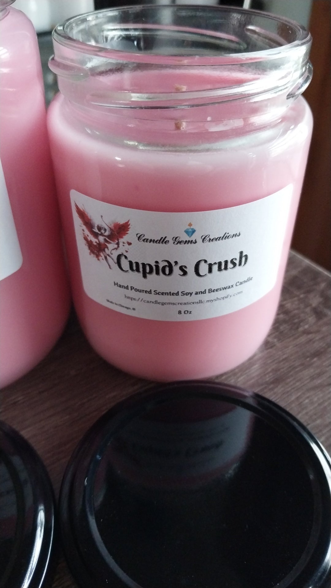 CLEARANCE Cupid's Crush Candle Hand Poured