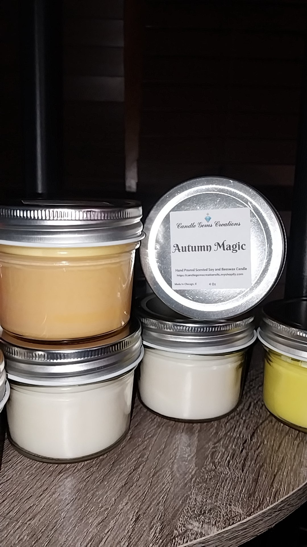 4 ounce Hand Poured Candle various limited edition scents