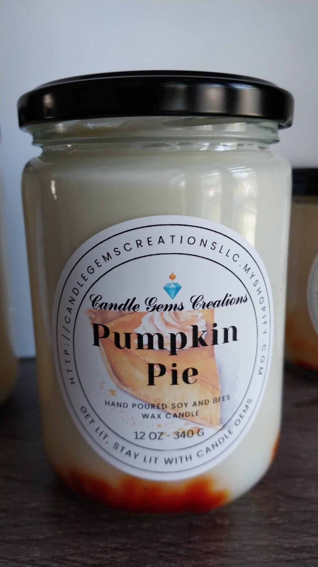 Pumpkin Pie hand poured candle