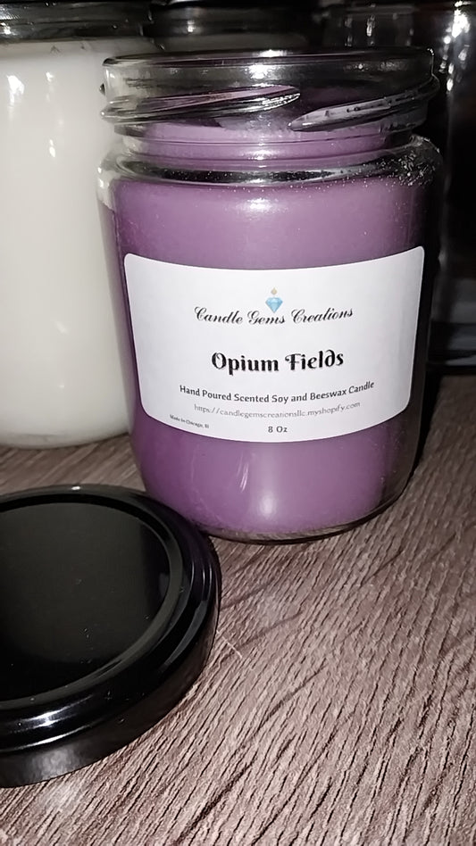 Opium Fields Candle Hand Poured