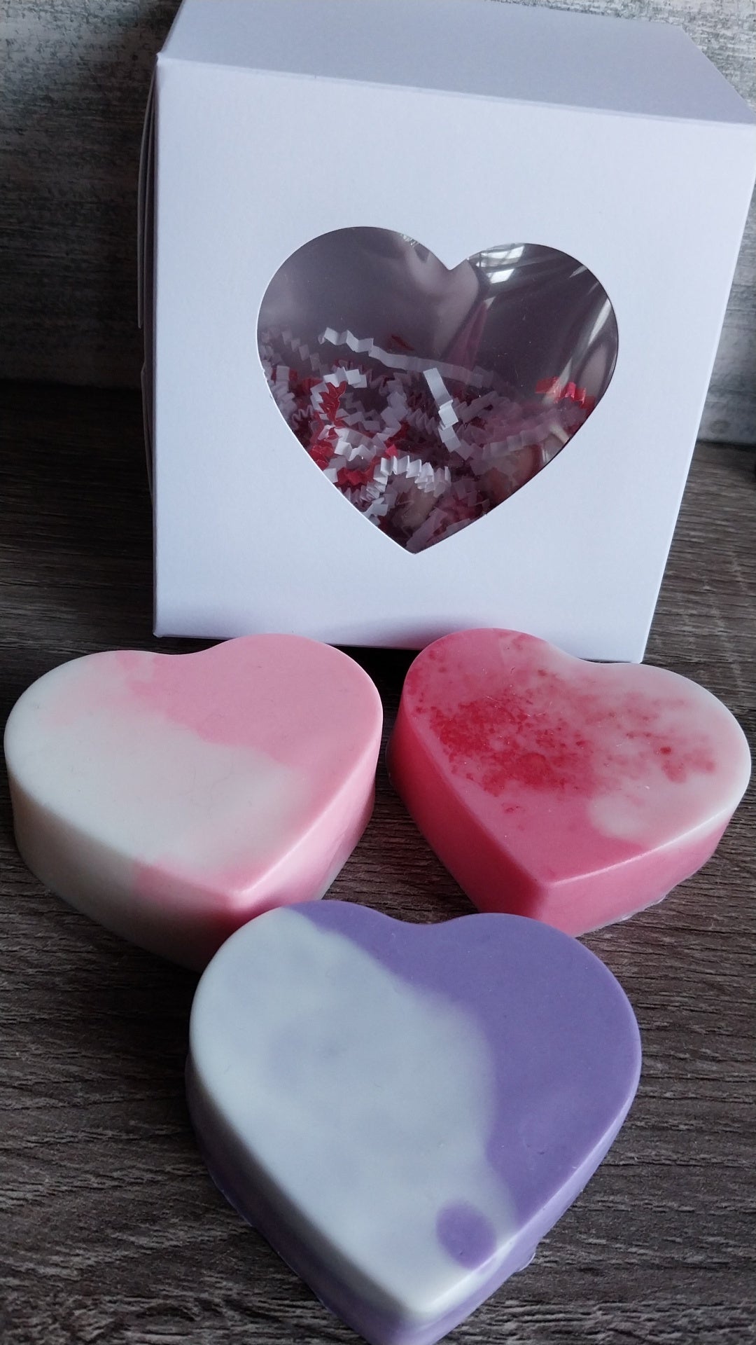 Valentine's Day Heart Soap Gift Set