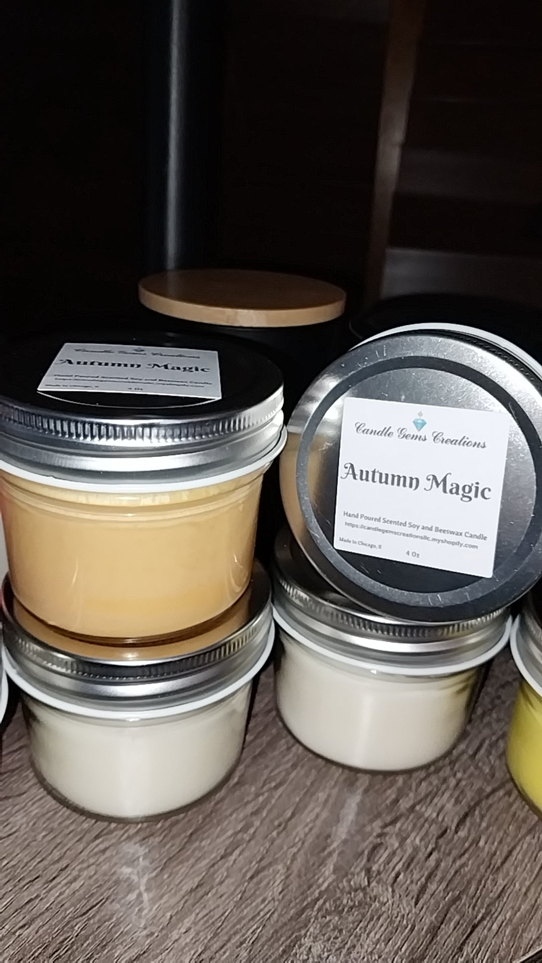 4 ounce Hand Poured Candle various limited edition scents