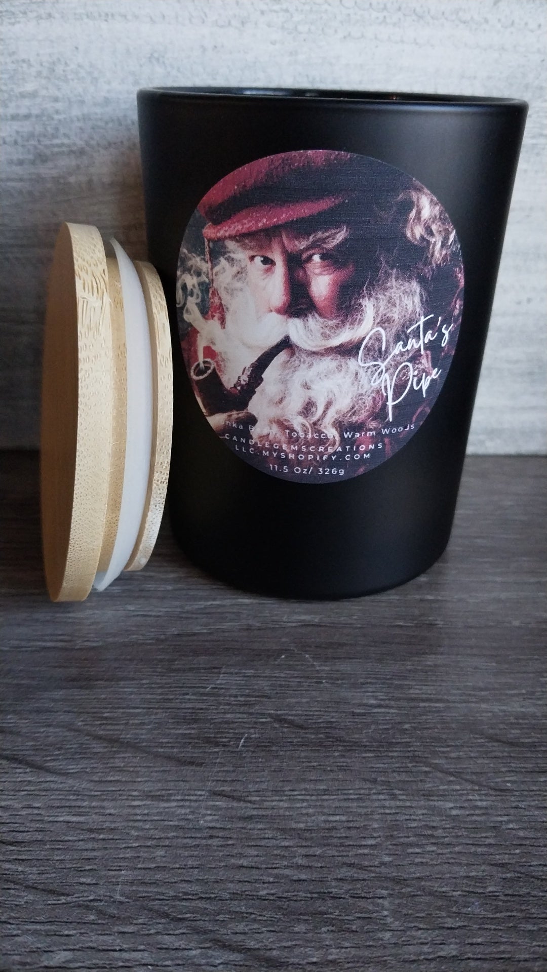 Santa's Pipe Luxury Hand Poured Limited Edition Candle