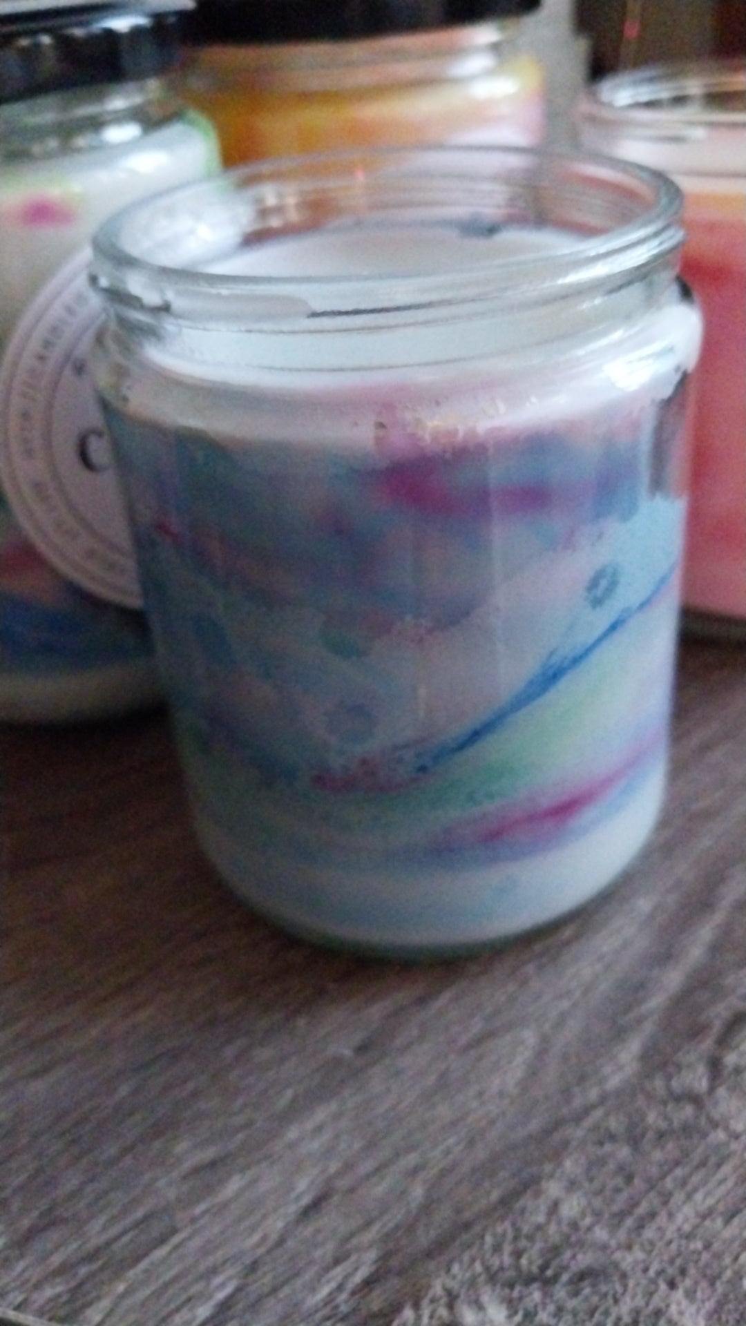 Coral Sunset Candle Hand Poured limited edition c