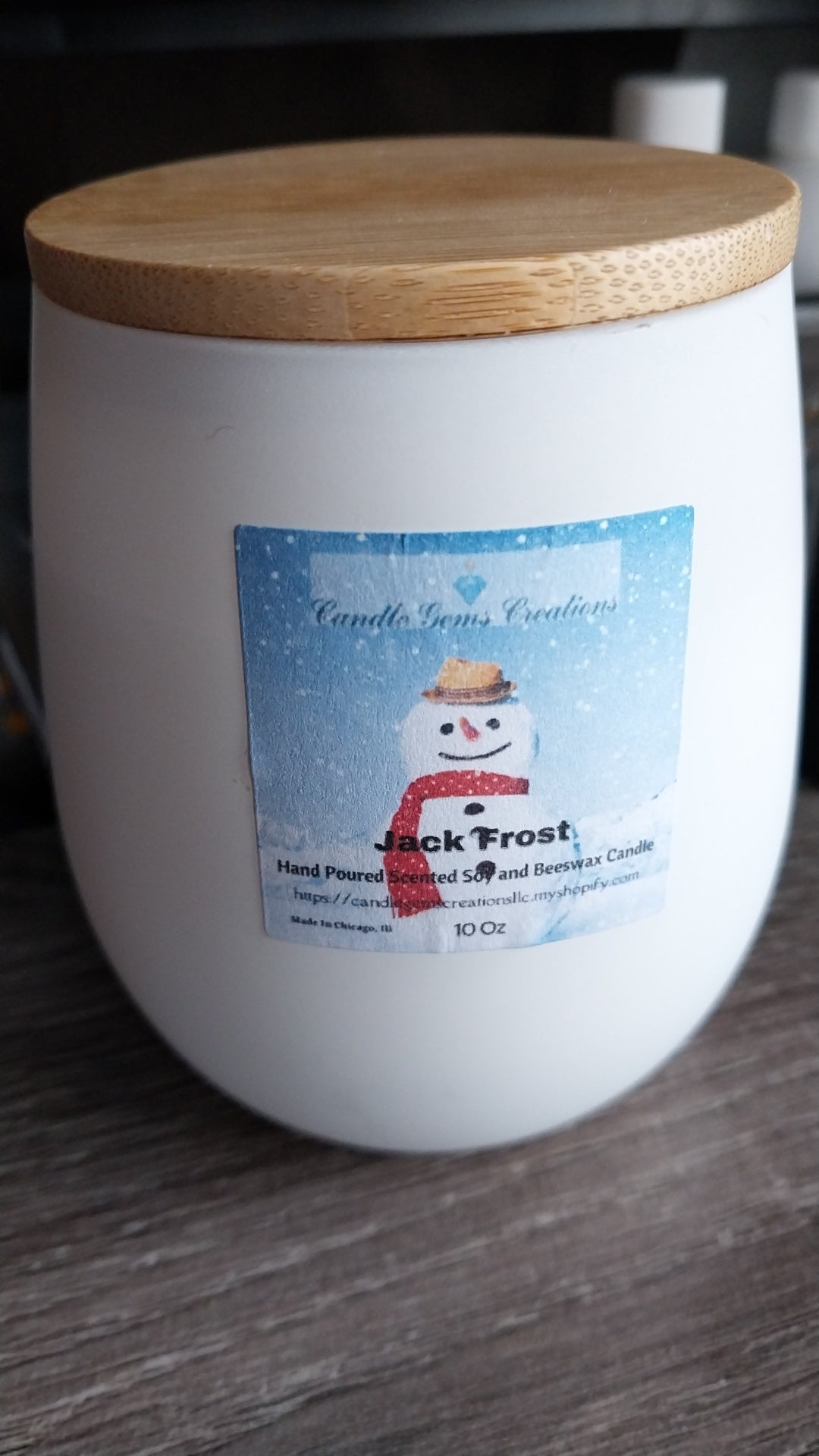 Jack Frost limited edition Hand Poured Candle