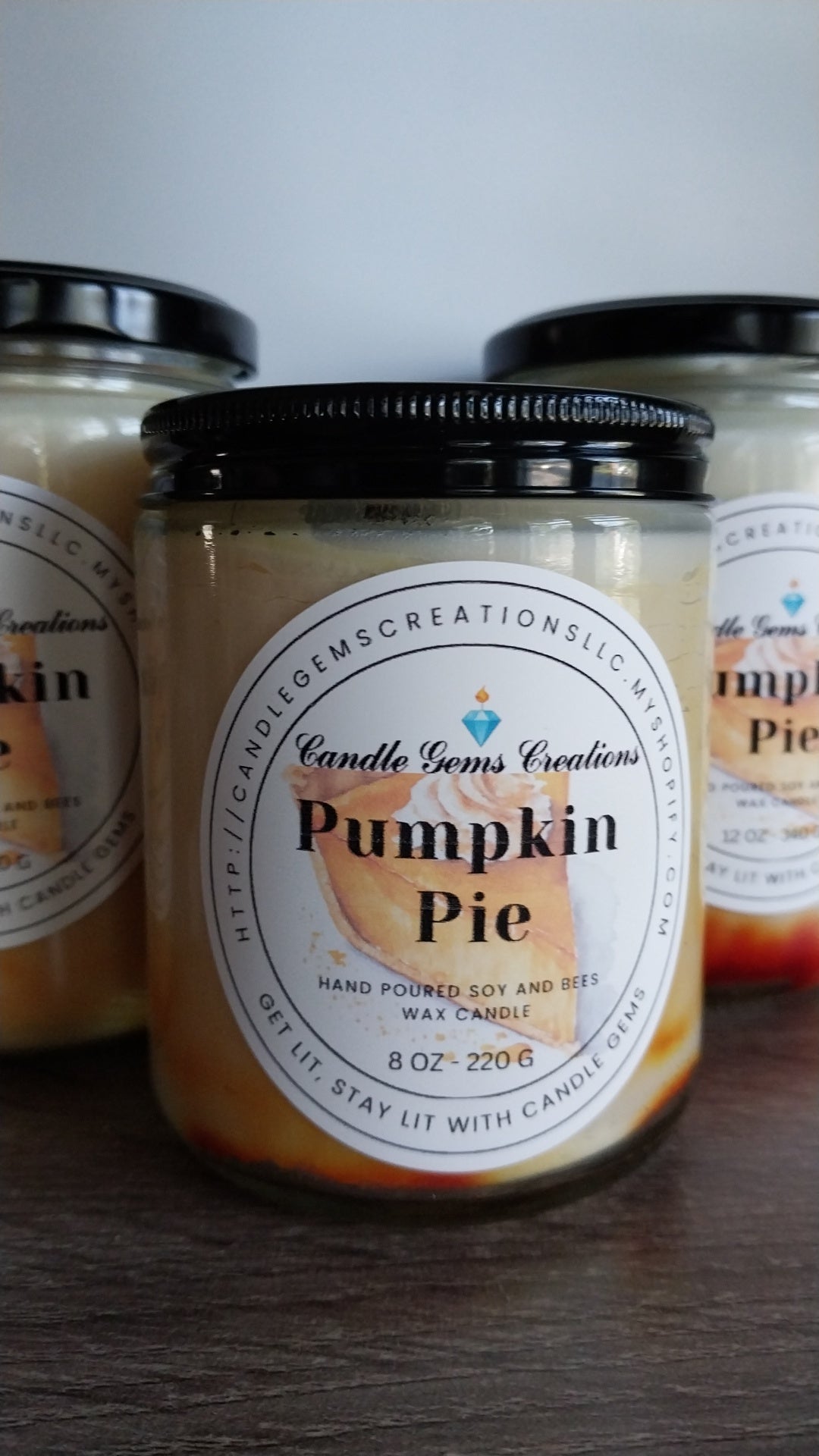 Pumpkin Pie hand poured candle