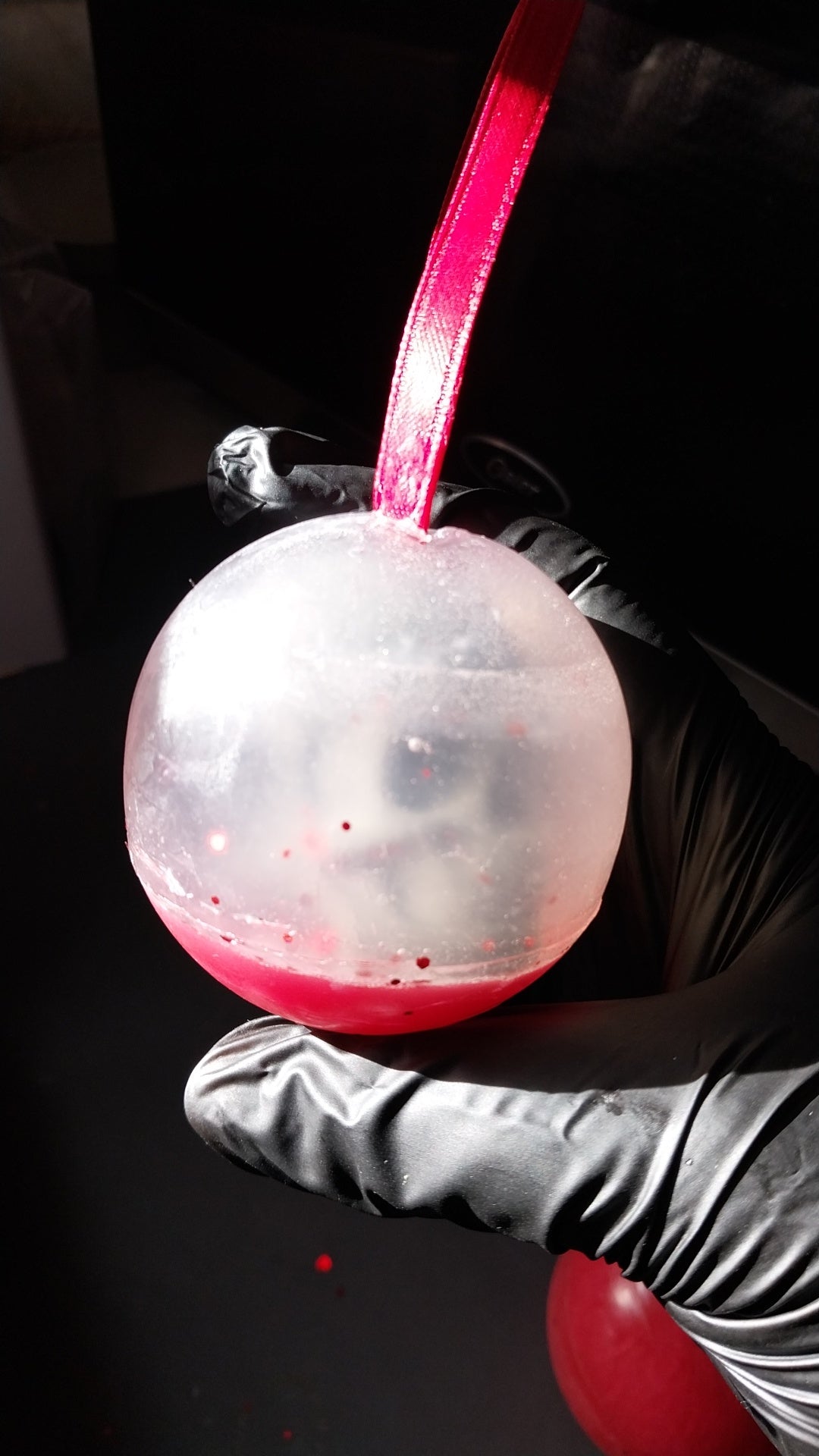 Skull Snow Globe Ornament Soap