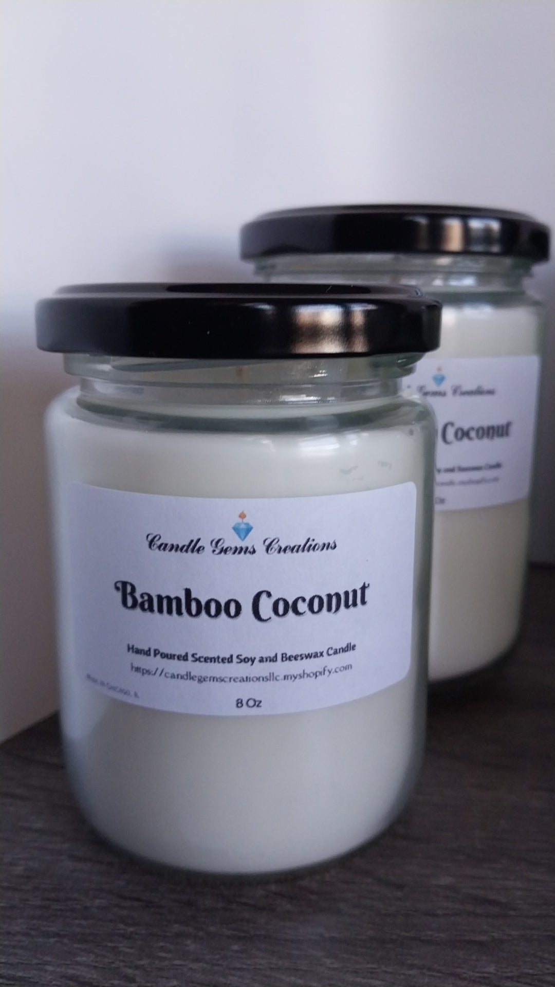 Bamboo Coconut Hande Poured Candle