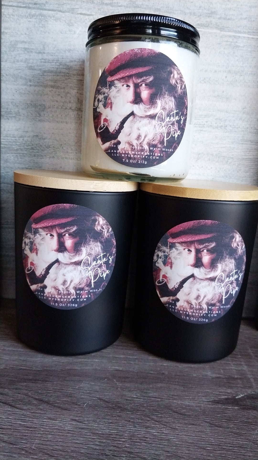 Santa's Pipe Luxury Hand Poured Limited Edition Candle