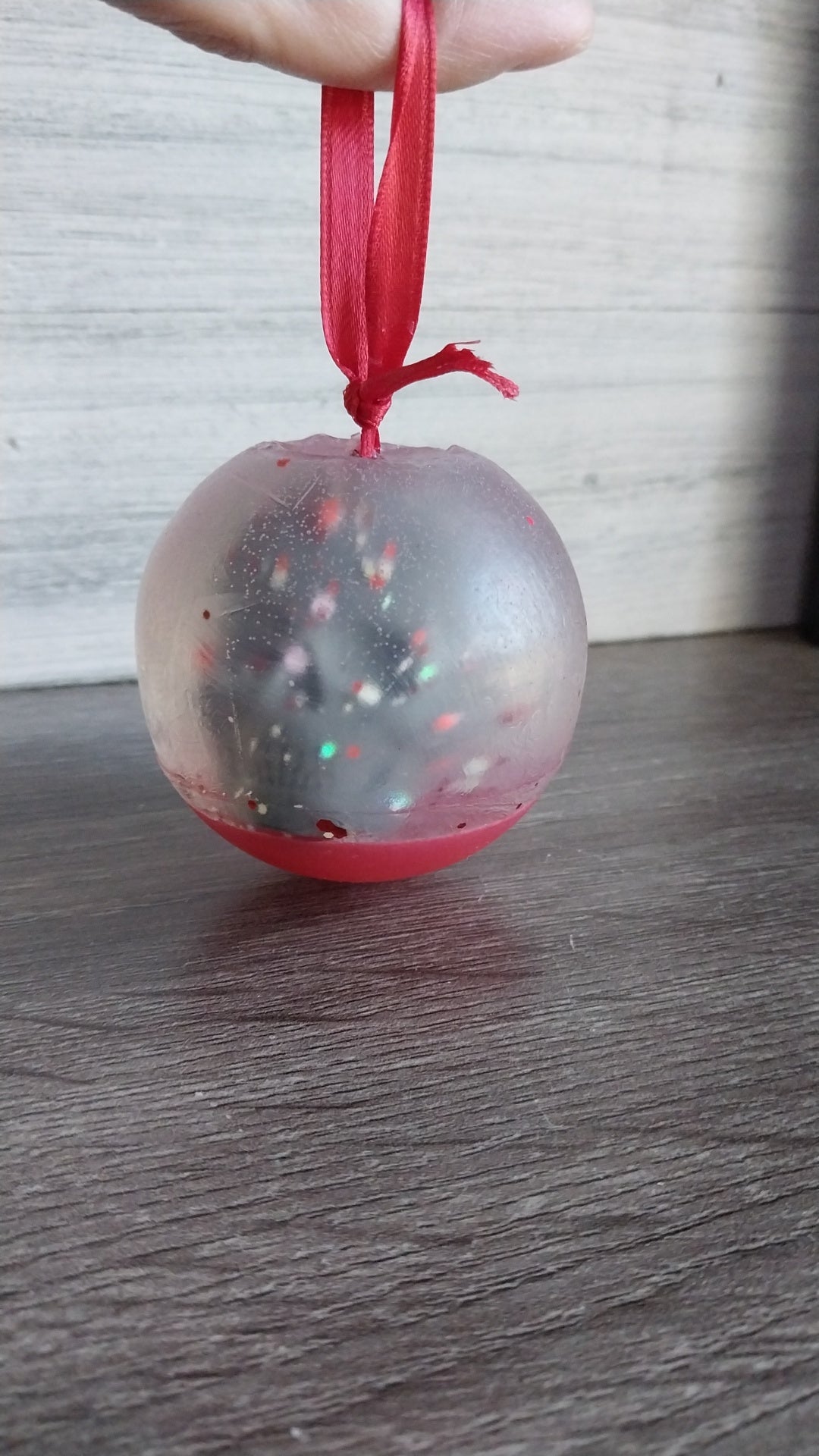 Skull Snow Globe Ornament Soap