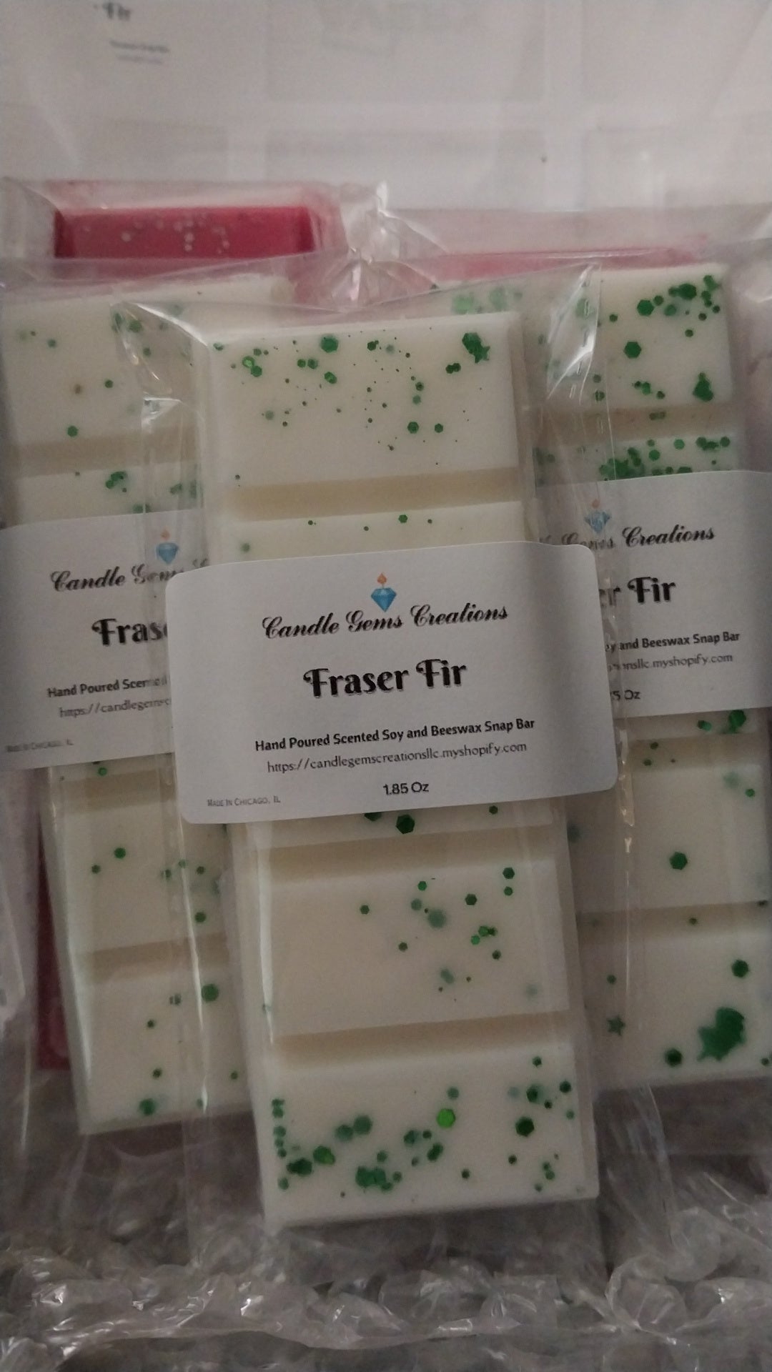 Fraser Fir Wax melt snap bar