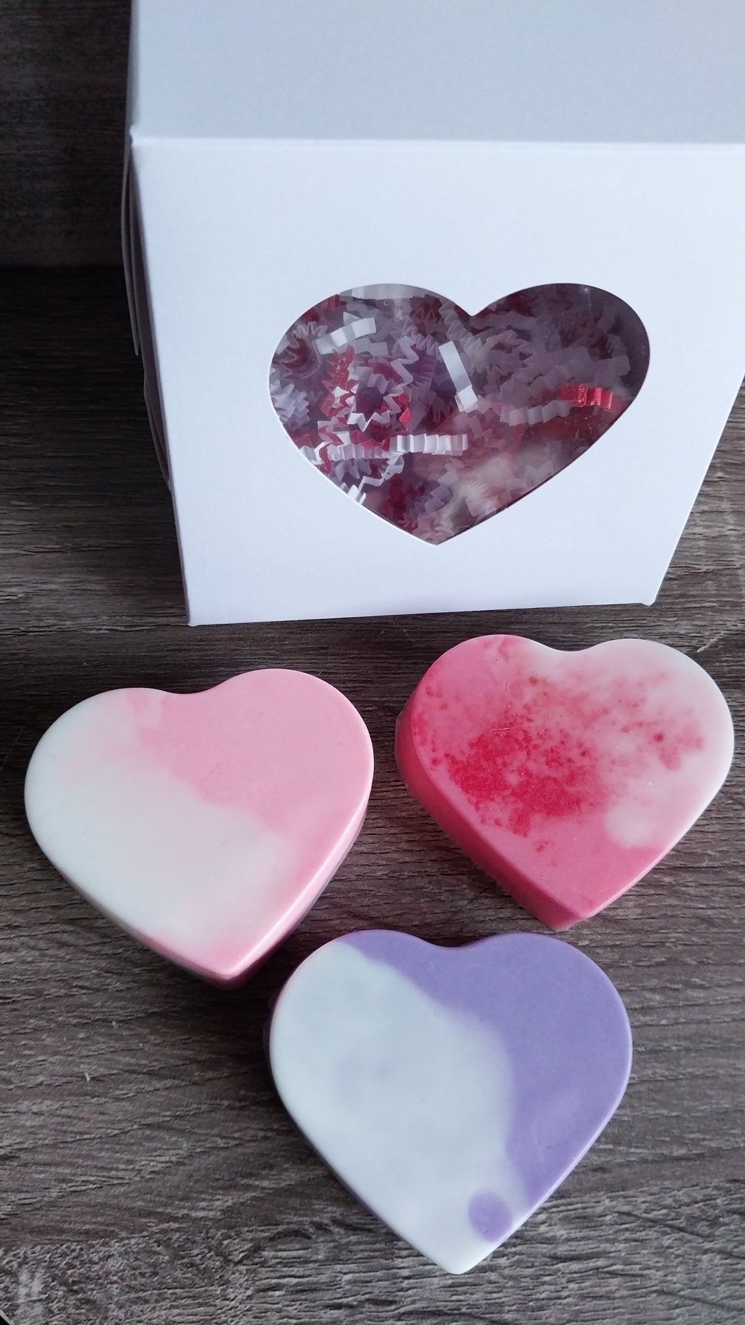 Valentine's Day Heart Soap Gift Set