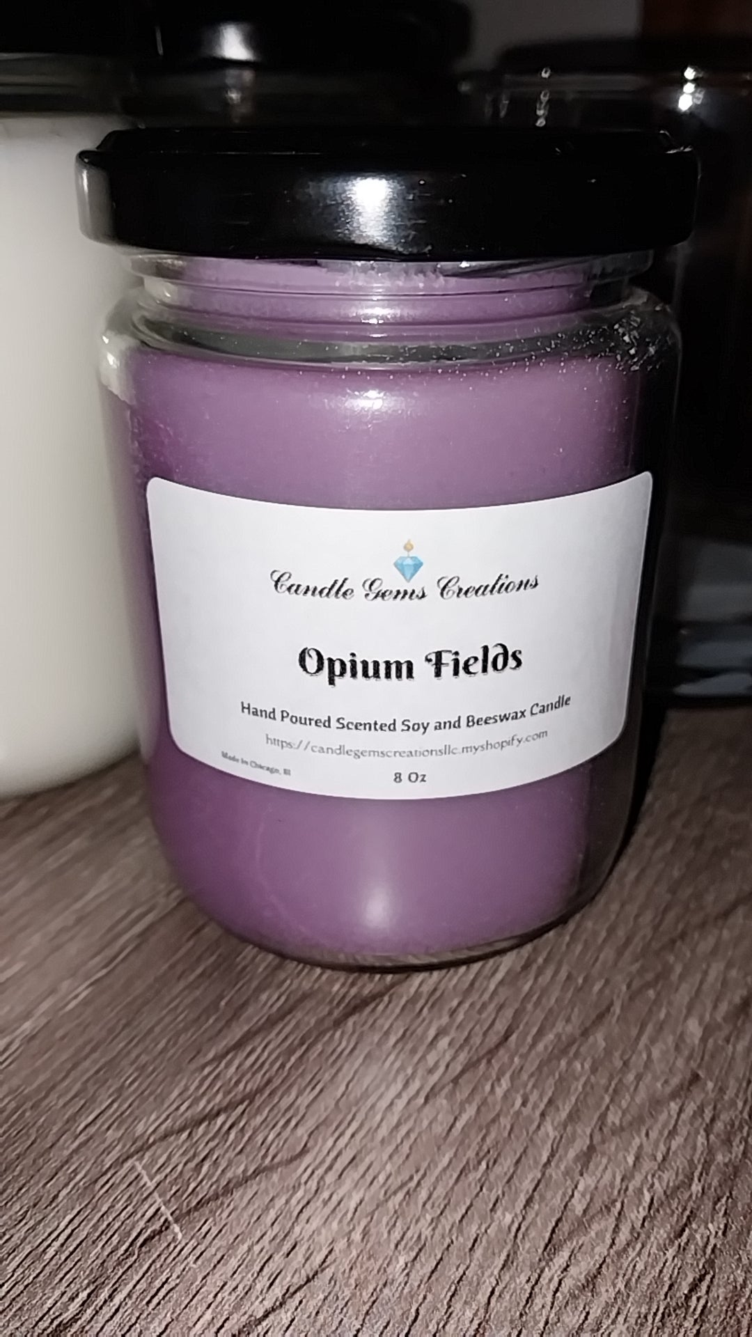 Opium Fields Candle Hand Poured