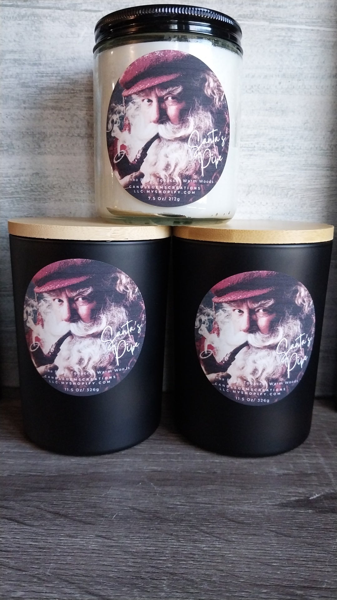 Santa's Pipe Luxury Hand Poured Limited Edition Candle