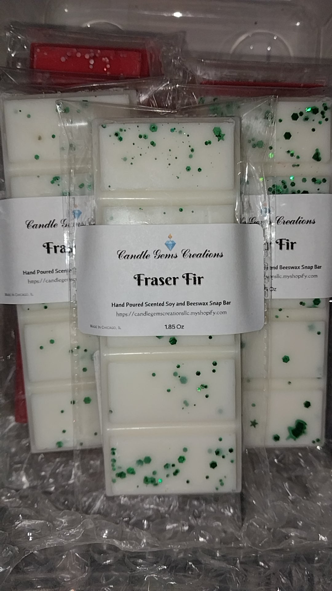 Fraser Fir Wax melt snap bar