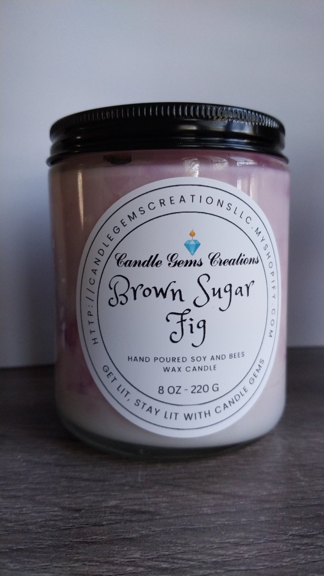 Brown Sugar Fig limited edition hand poured candle