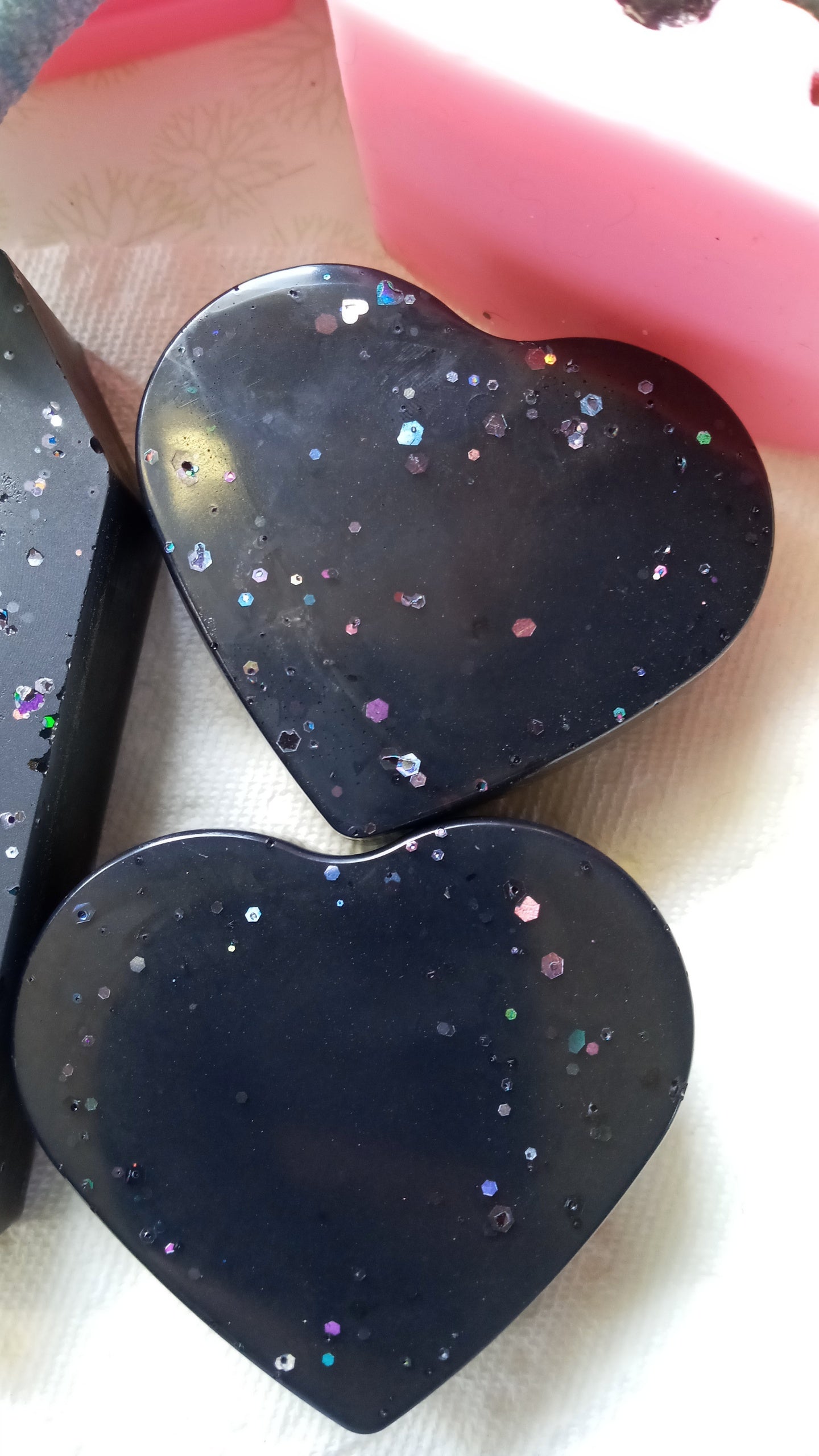 Glitter Heart Hand Crafted Soap