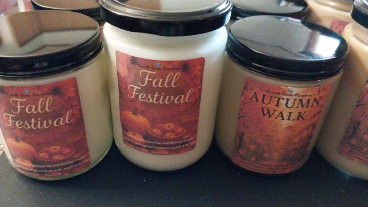 Autumn Walk Hand Poured Candle limited Fall edition