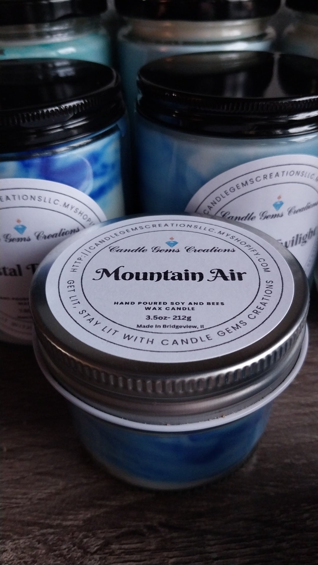 Mountain Air Hand Poured Candle