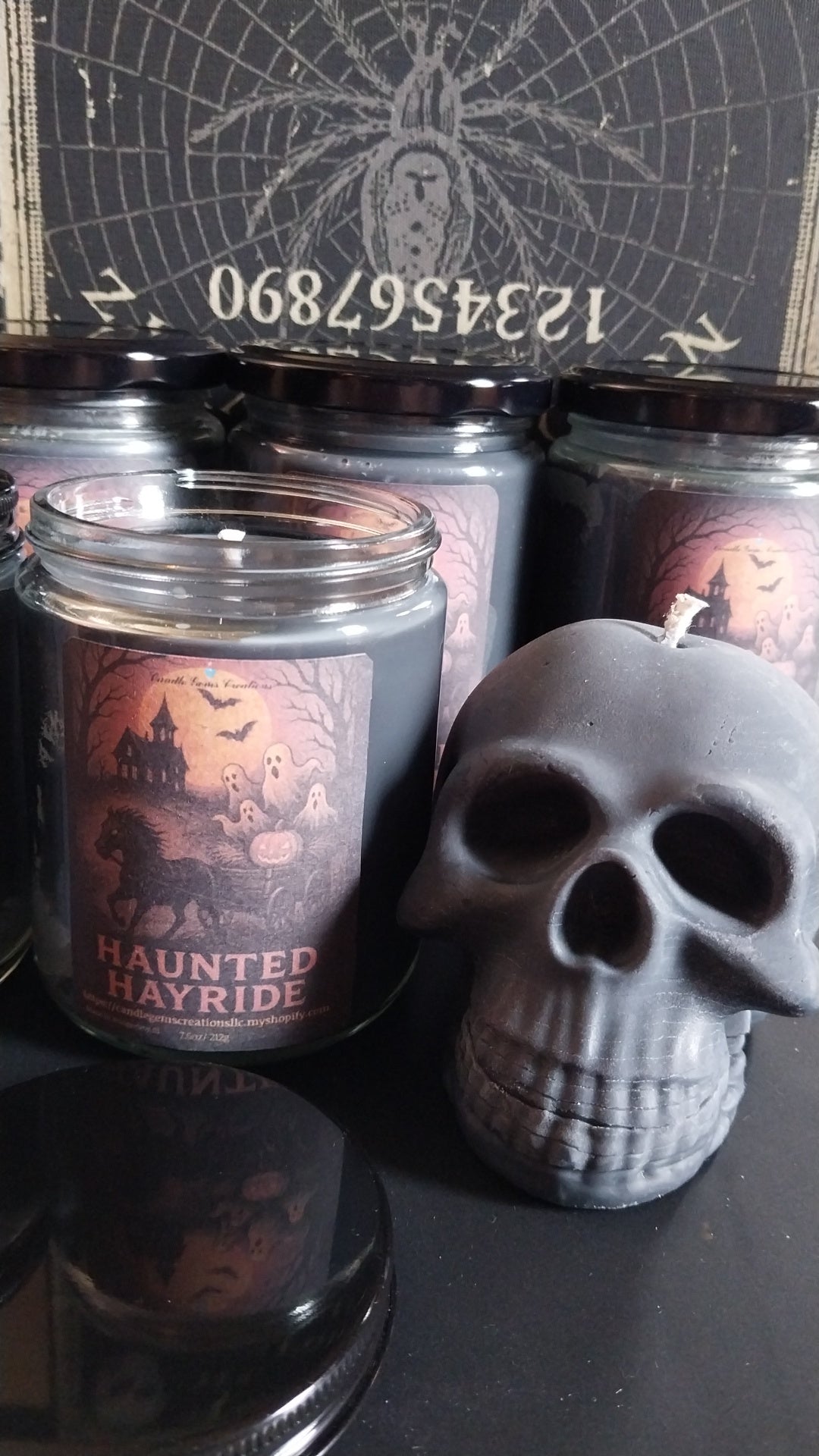 Haunted Hayride Hand Poured Candle limited Fall edition