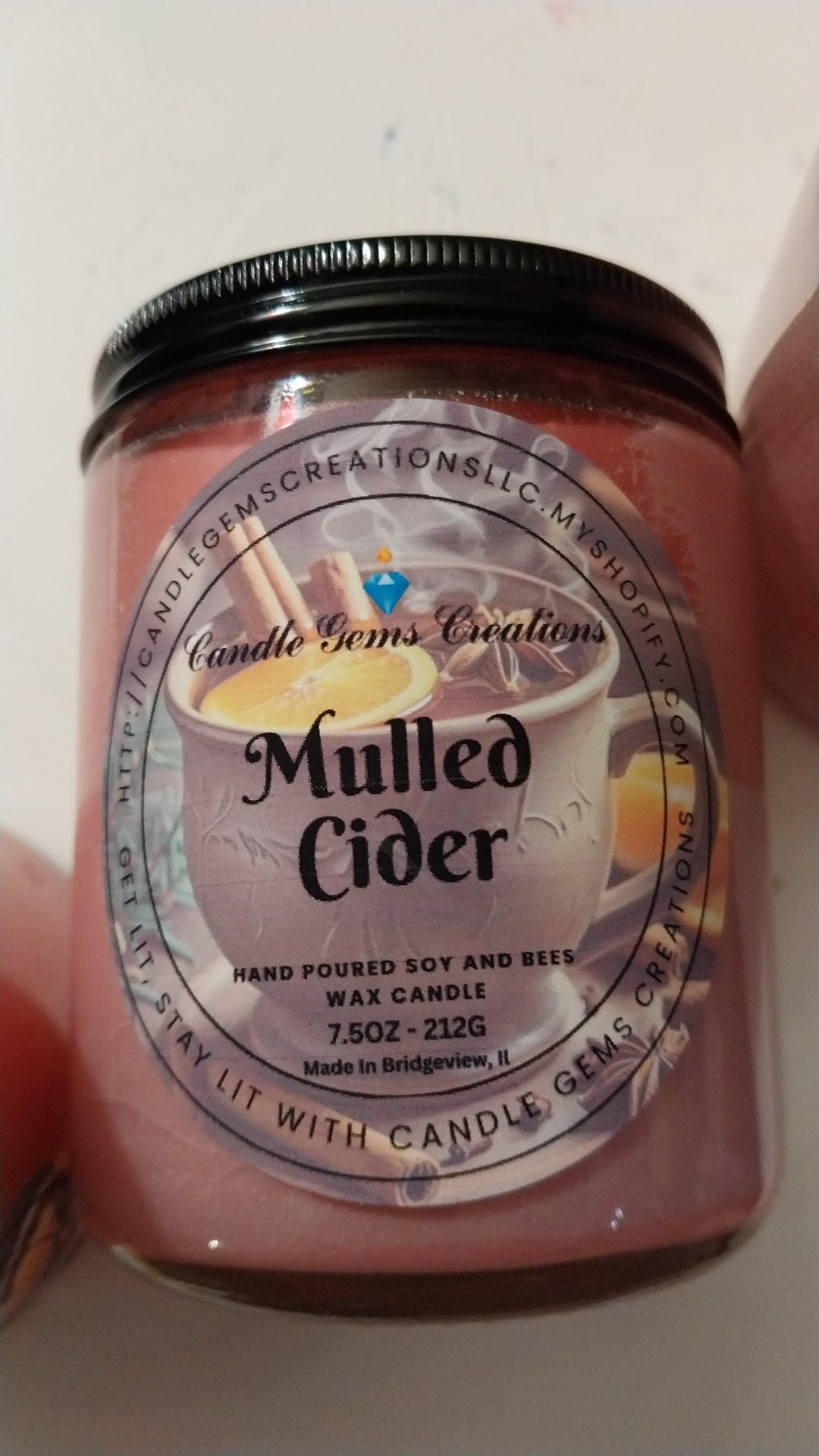 Mulled Cider hand poured candle