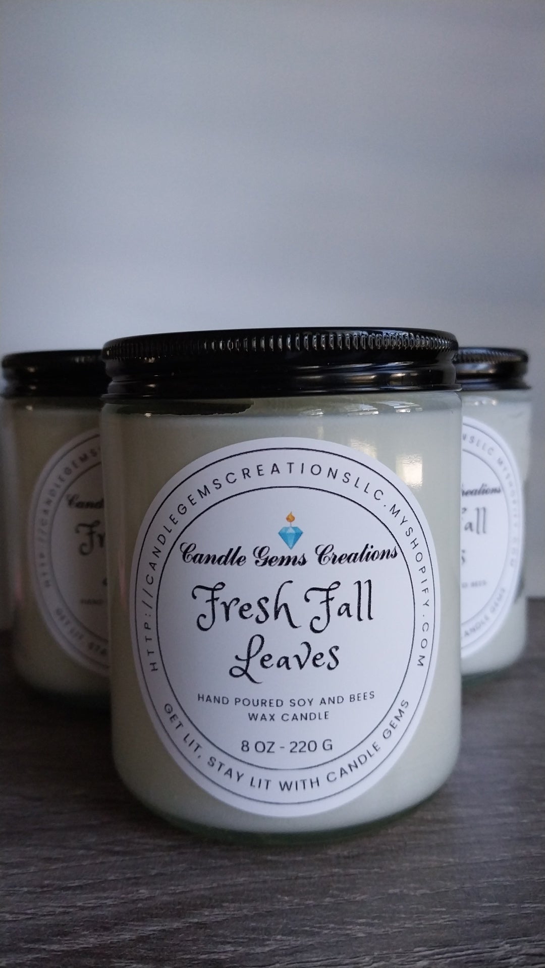 Fresh Fall Leaves NEW limited edition hand poured candle