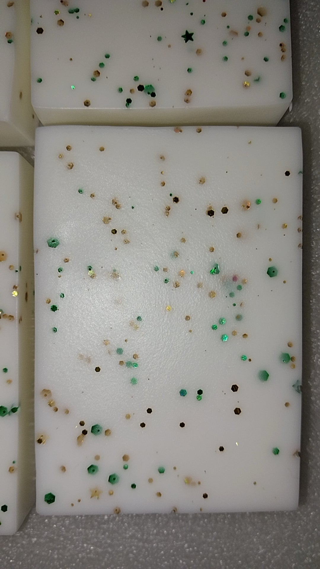 Glitter Goats Milk Vitamin E Bars Hand Crafted Soap